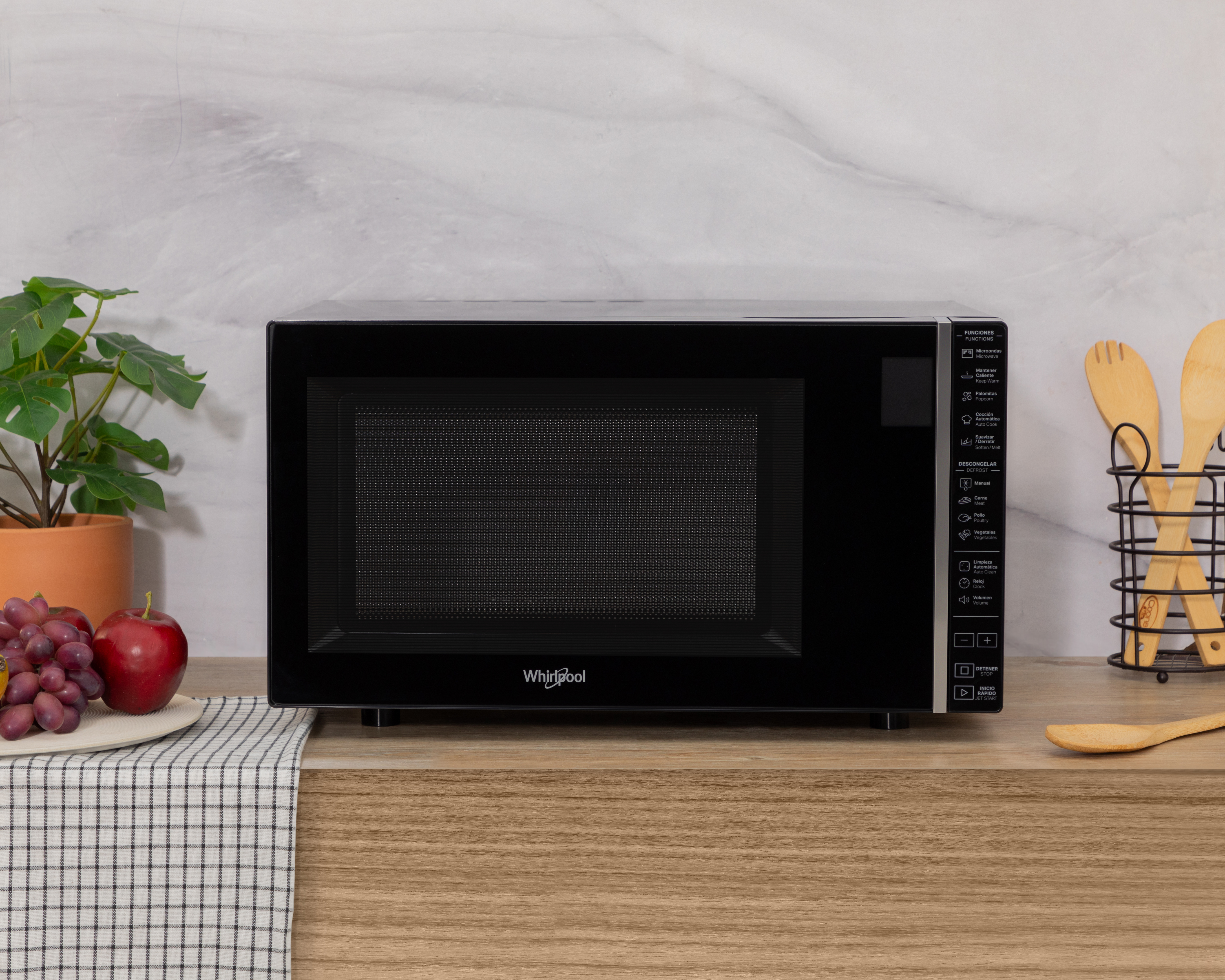 Foto 7 pulgar | Foto 7 | Horno de Microondas Whirlpool 1.1 Pies WM1811B Negro