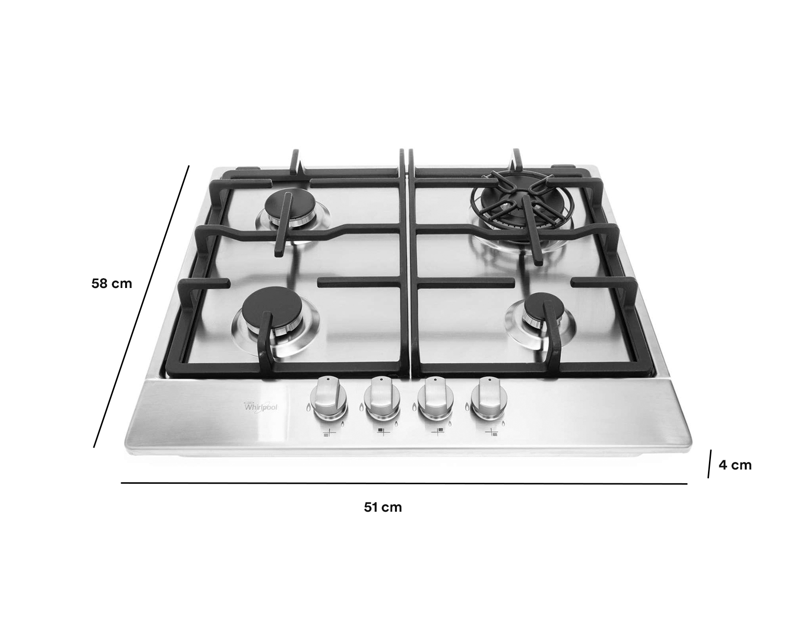 Foto 6 pulgar | Foto 5 | Parrilla Empotrable Whirlpool 24" de Gas WP2450S Acero Inoxidable