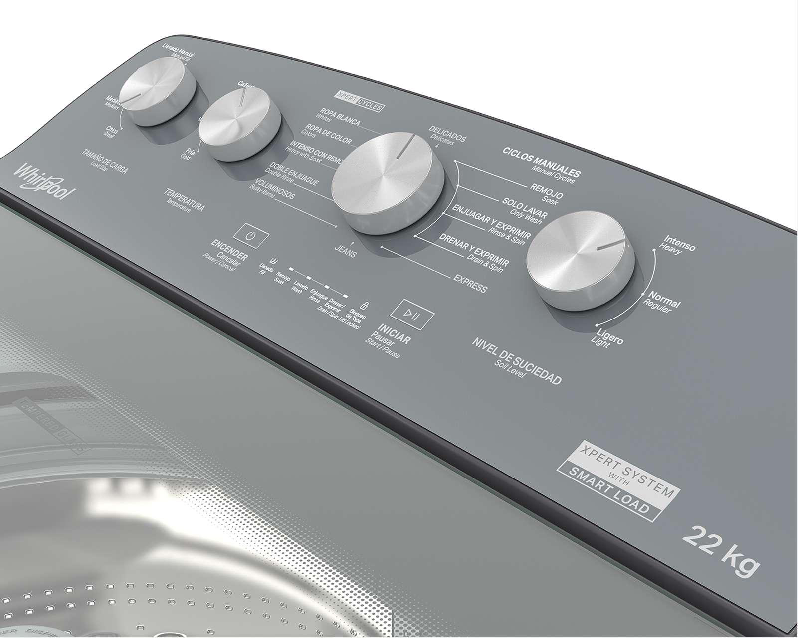Foto 5 | Foto 5 | Lavadora Whirlpool Automática 8MWTW2224WJM 22 Kg Blanca