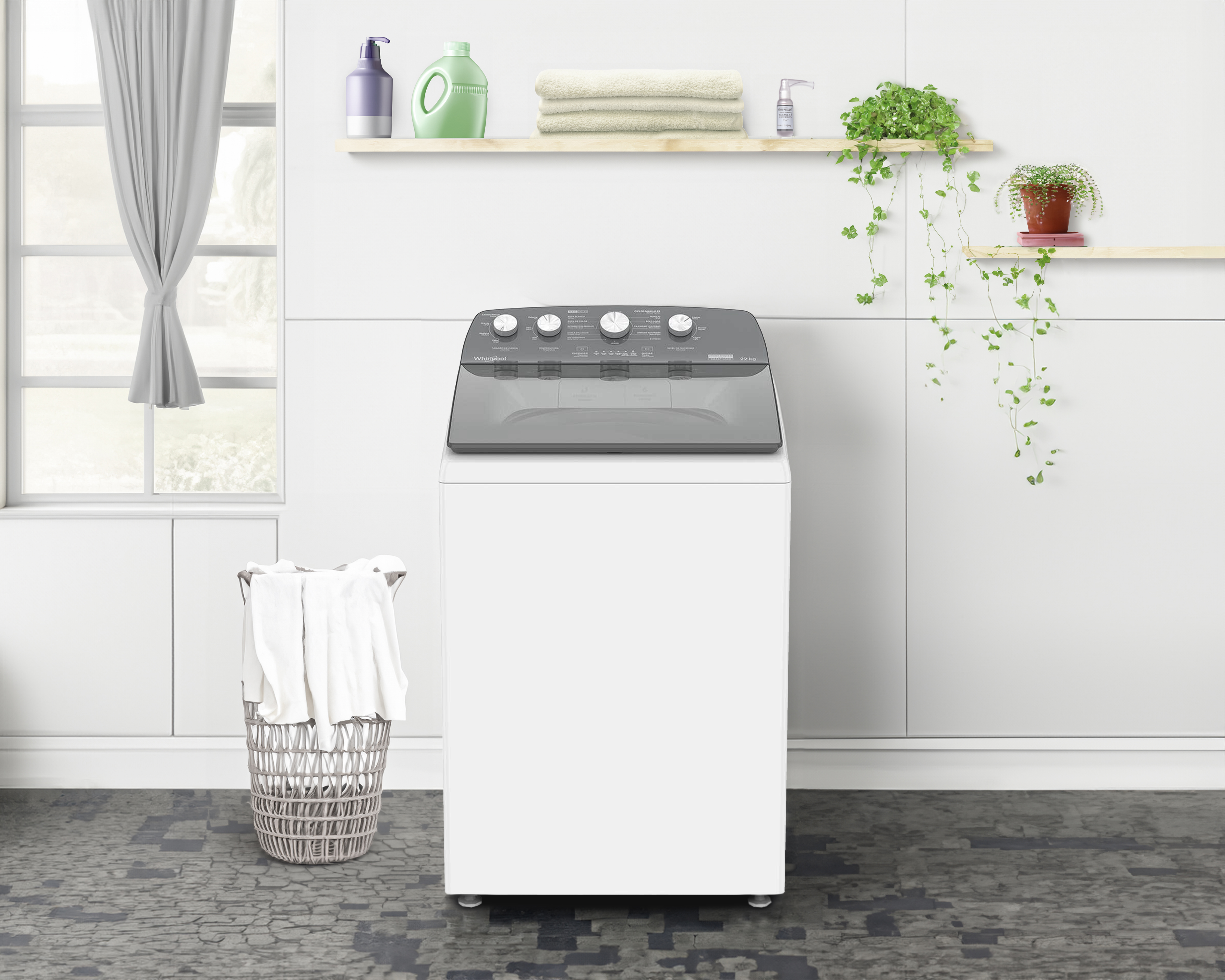 Foto 9 pulgar | Foto 8 | Lavadora Whirlpool Automática 8MWTW2224WJM 22 Kg Blanca