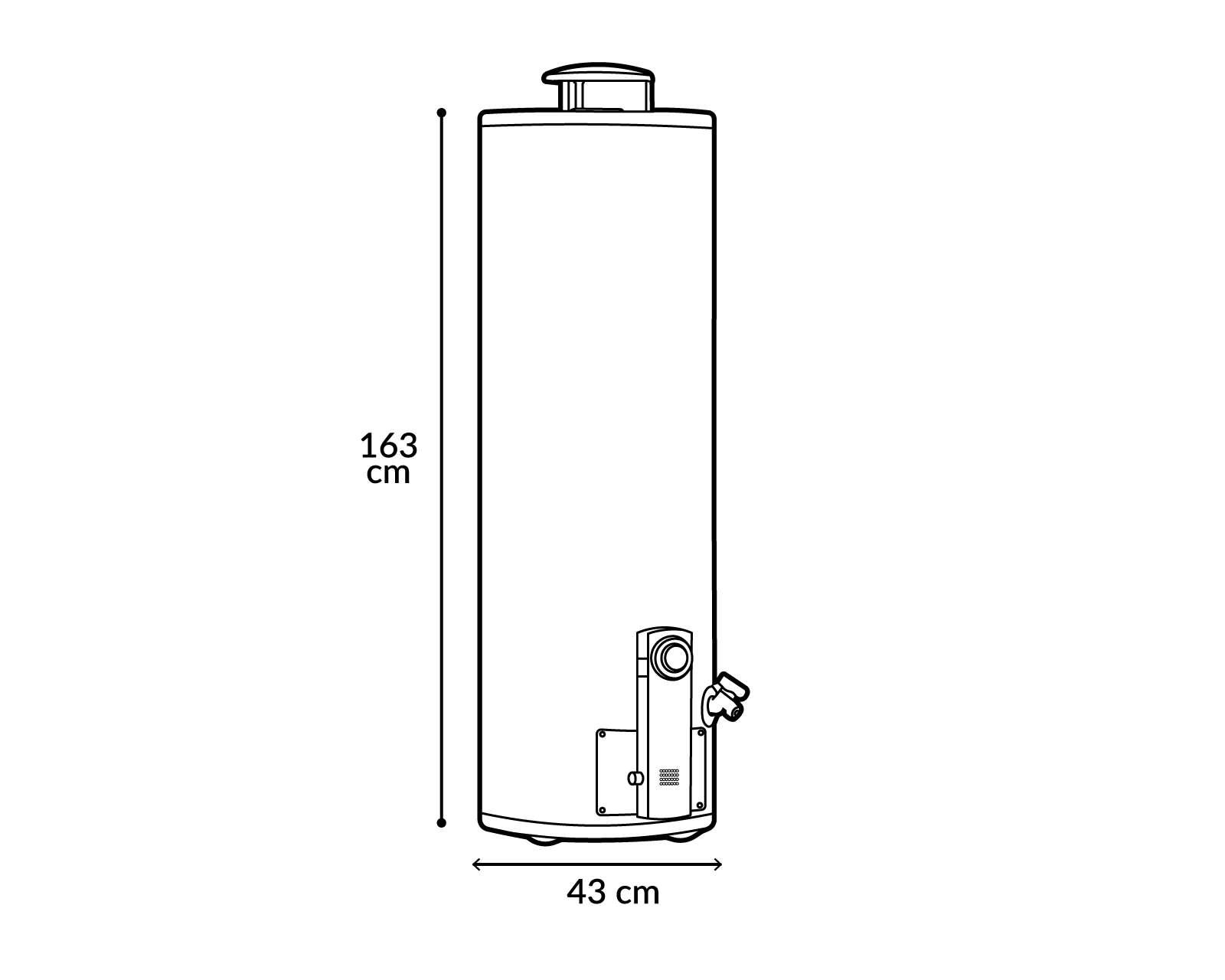 Foto 5 pulgar | Foto 4 | Calentador de Agua de Depósito Cinsa C-403 4 Servicios Gas Natural