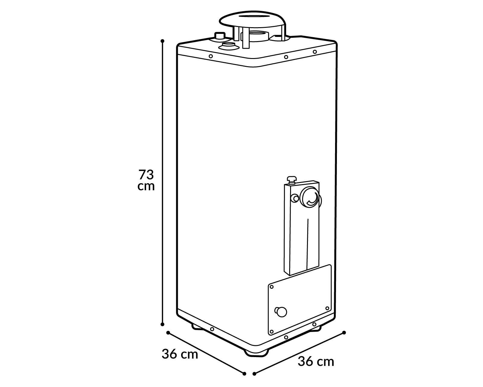 Foto 5 pulgar | Foto 4 | Calentador de Agua de Paso Cinsa CDP-09 FL 1.5 Servicios Gas Natural
