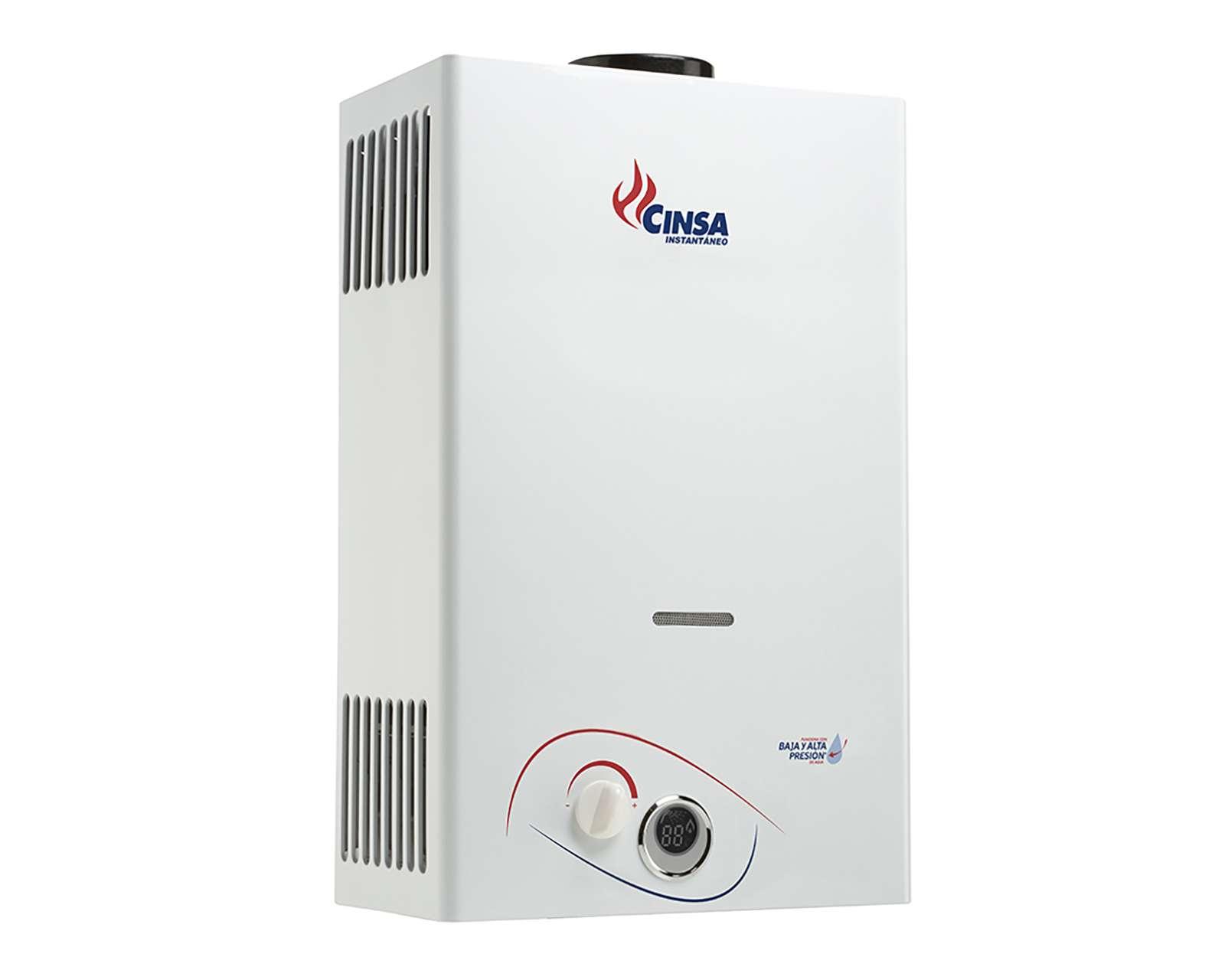 Calentador de Agua Instantáneo Cinsa CIN-11 B 2 Servicios Gas LP
