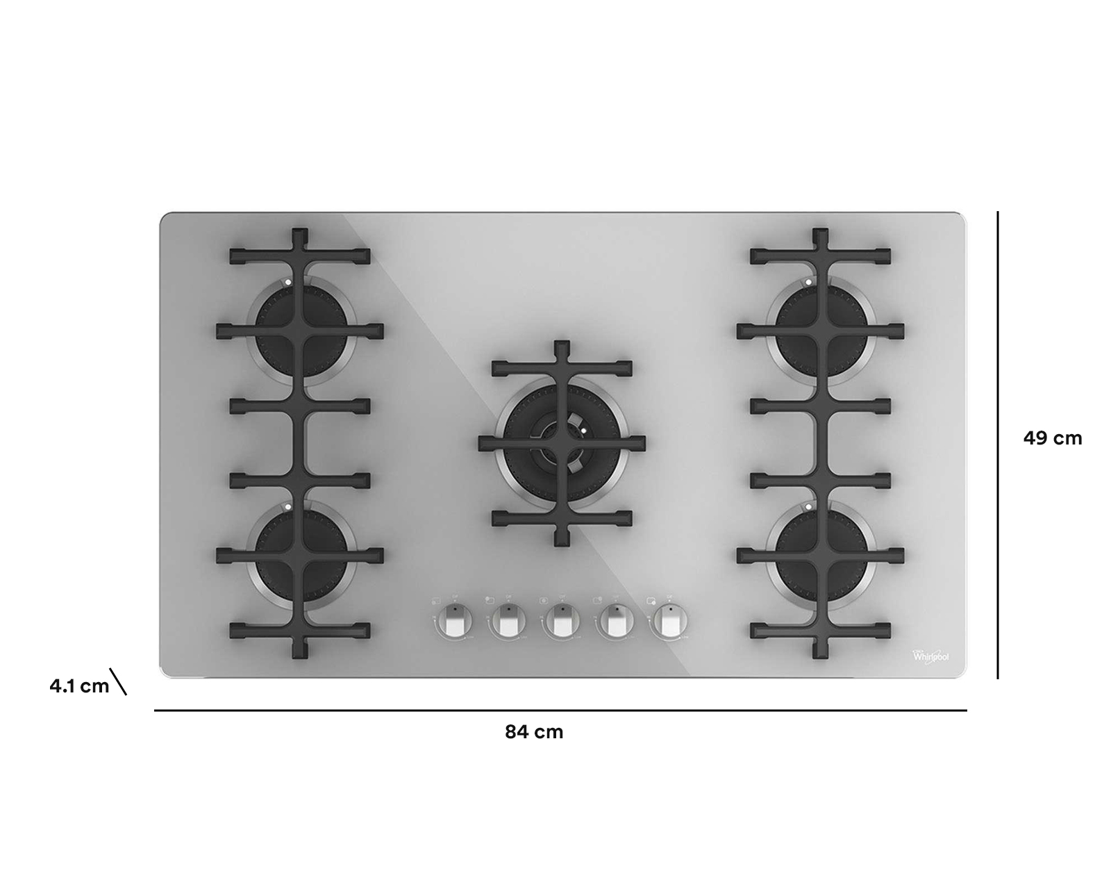 Foto 7 pulgar | Foto 6 | Parrilla Empotrable Whirlpool 30" de Gas WP3790E Gris