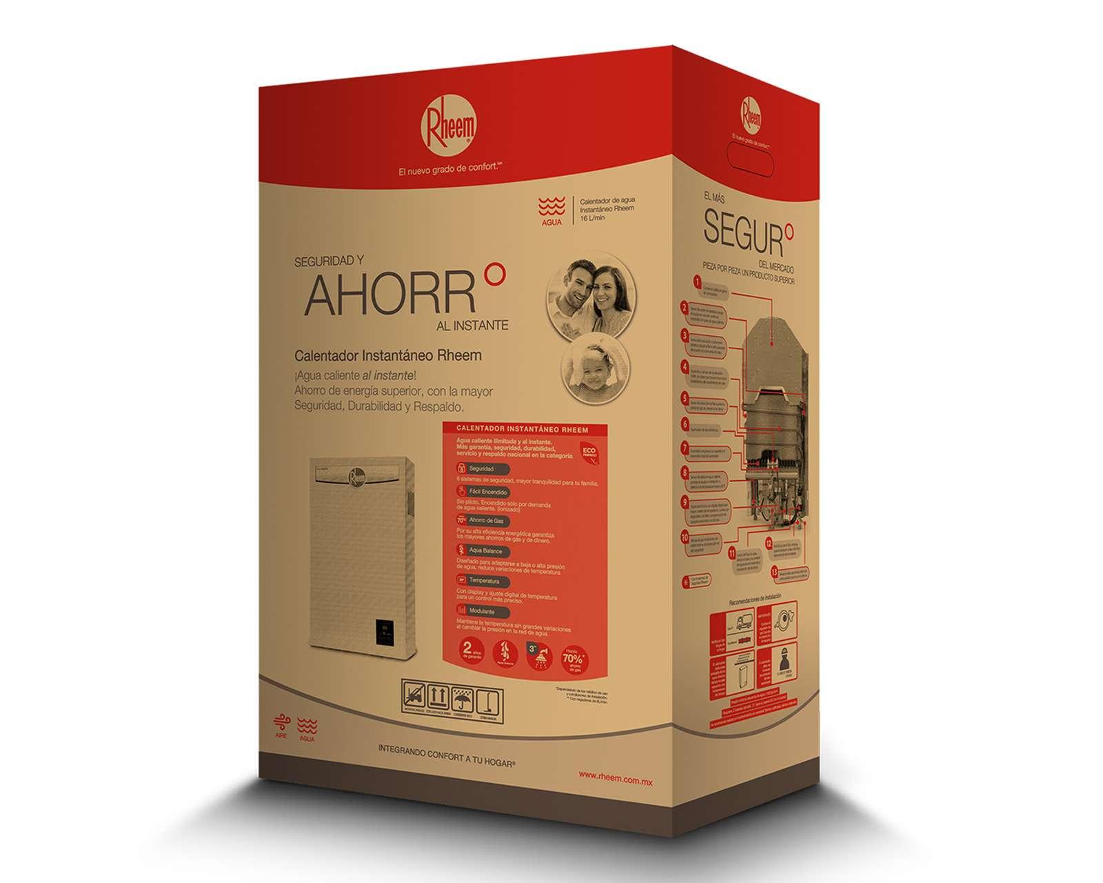 Foto 4 | Foto 4 | Calentador de Agua Instantáneo Rheem RHIN-CHL 16P 3 Servicios Gas LP