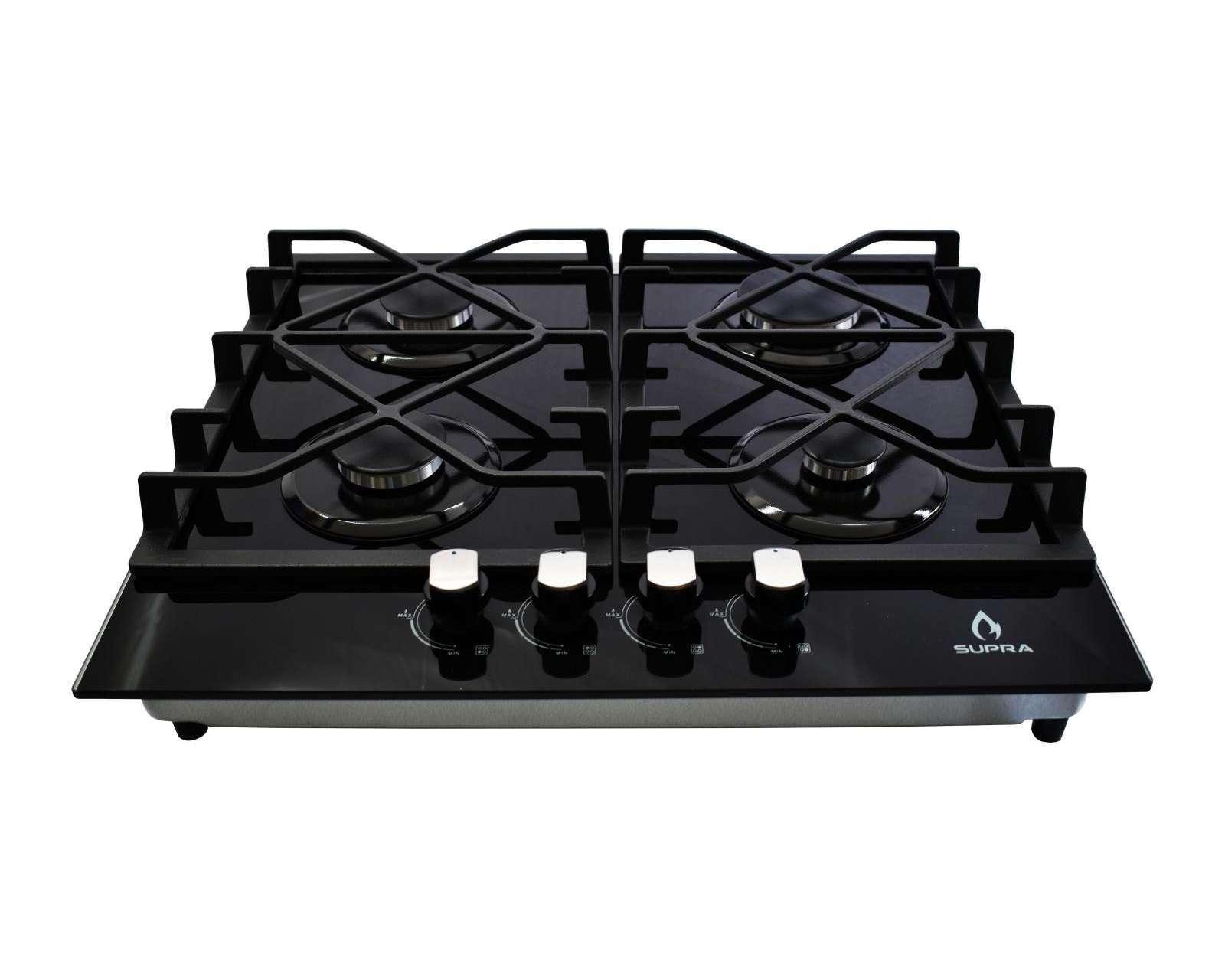 Foto 3 pulgar | Foto 2 | Parrilla Empotrable Supra 60 cm 4Q-TG-60 Negra
