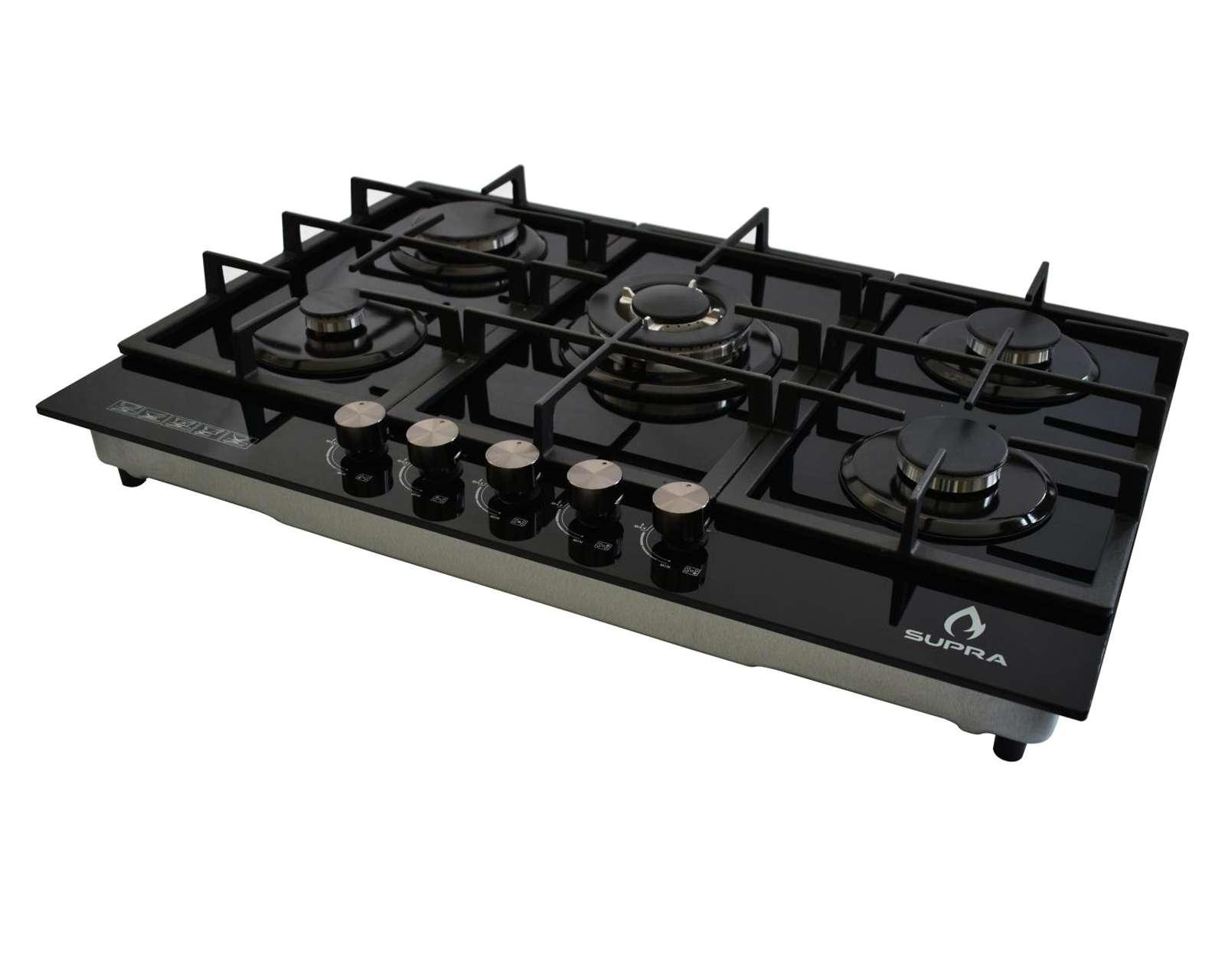 Foto 4 | Foto 4 | Parrilla Empotrable Supra 76 cm Gas 5Q-PG-76 Negro
