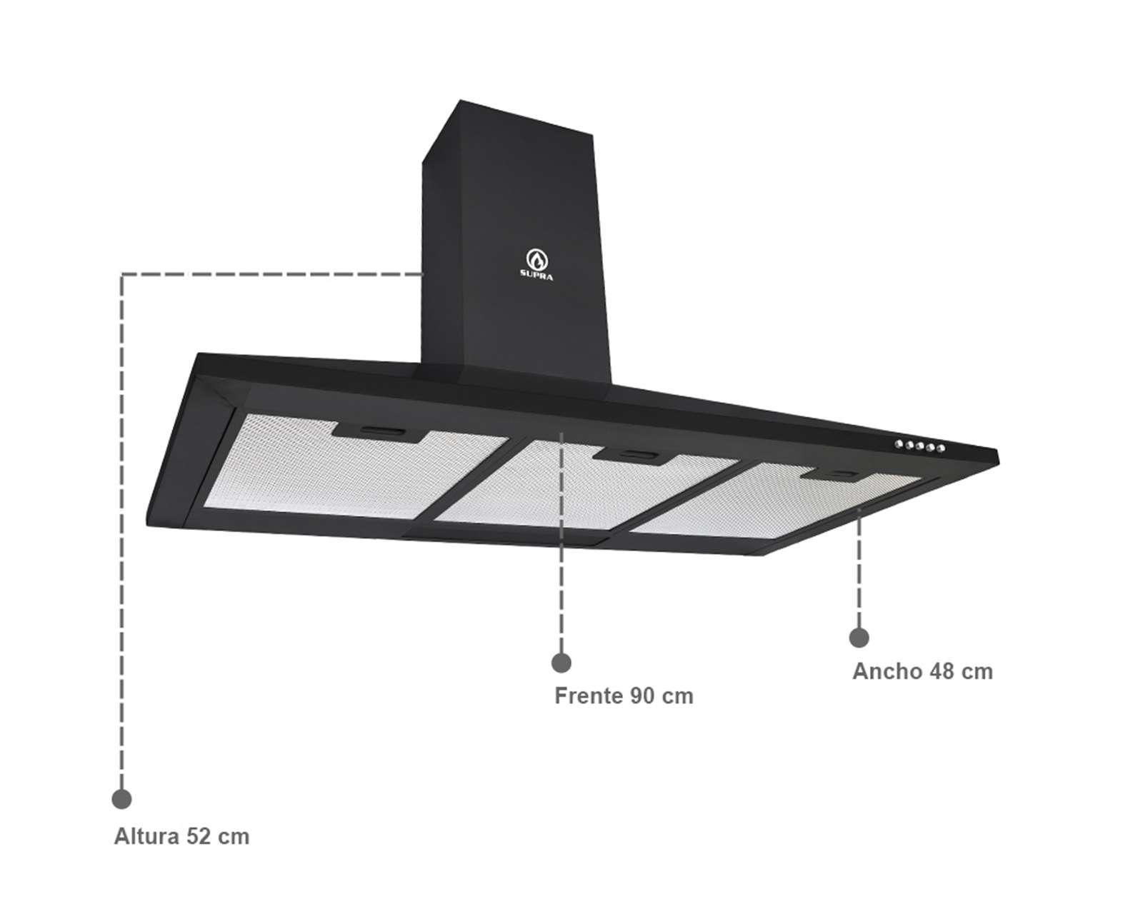 Foto 5 | Foto 5 | Campana Supra de Pared Negra