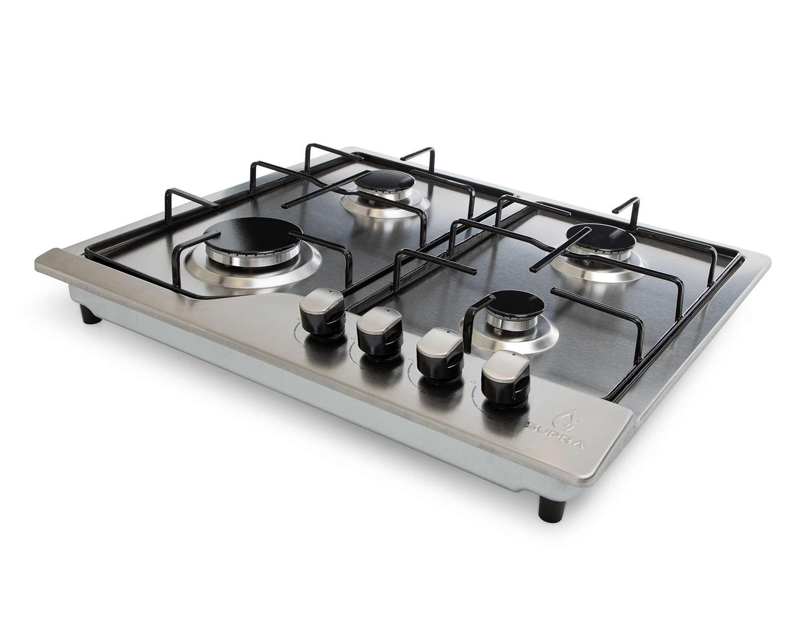 Parrilla Empotrable Supra 60 cm de Gas Nova Steel 60-B Acero Inoxidable