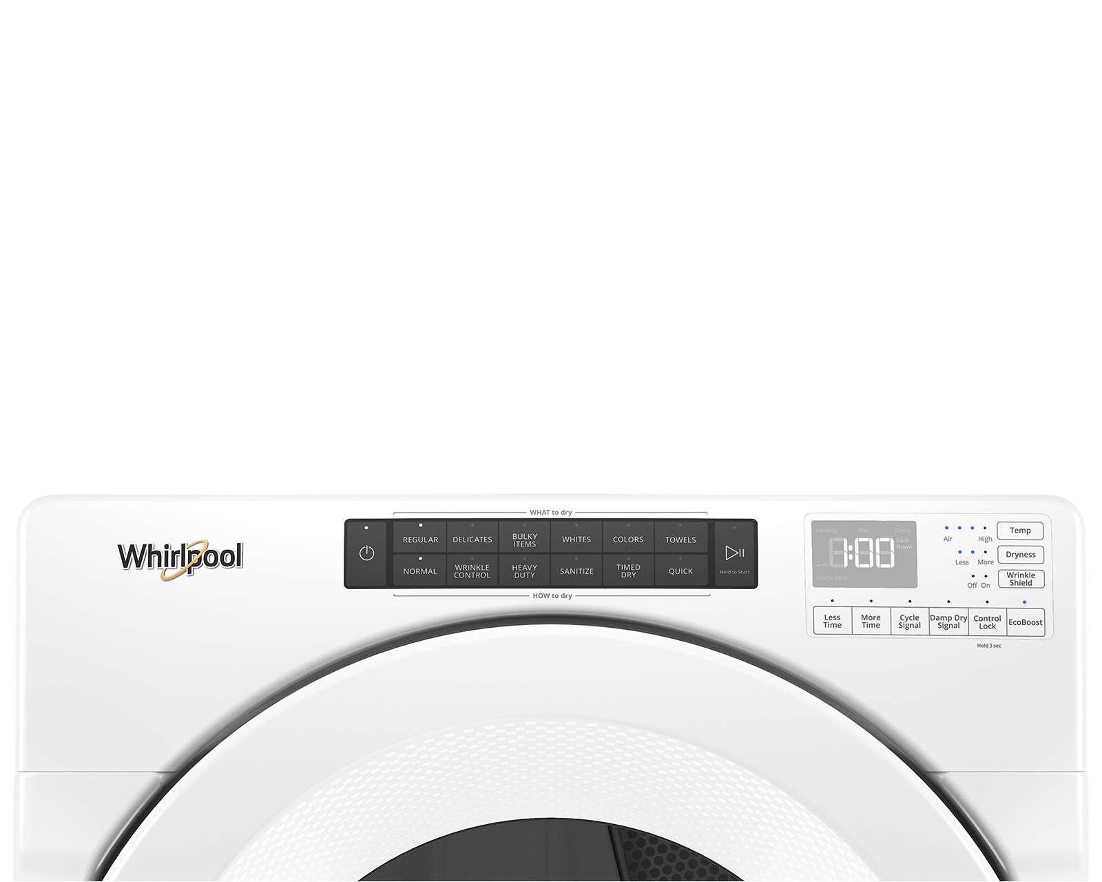 Foto 4 pulgar | Foto 3 | Secadora Whirlpool Automática 7MWGD5622HW 18 kg Blanca