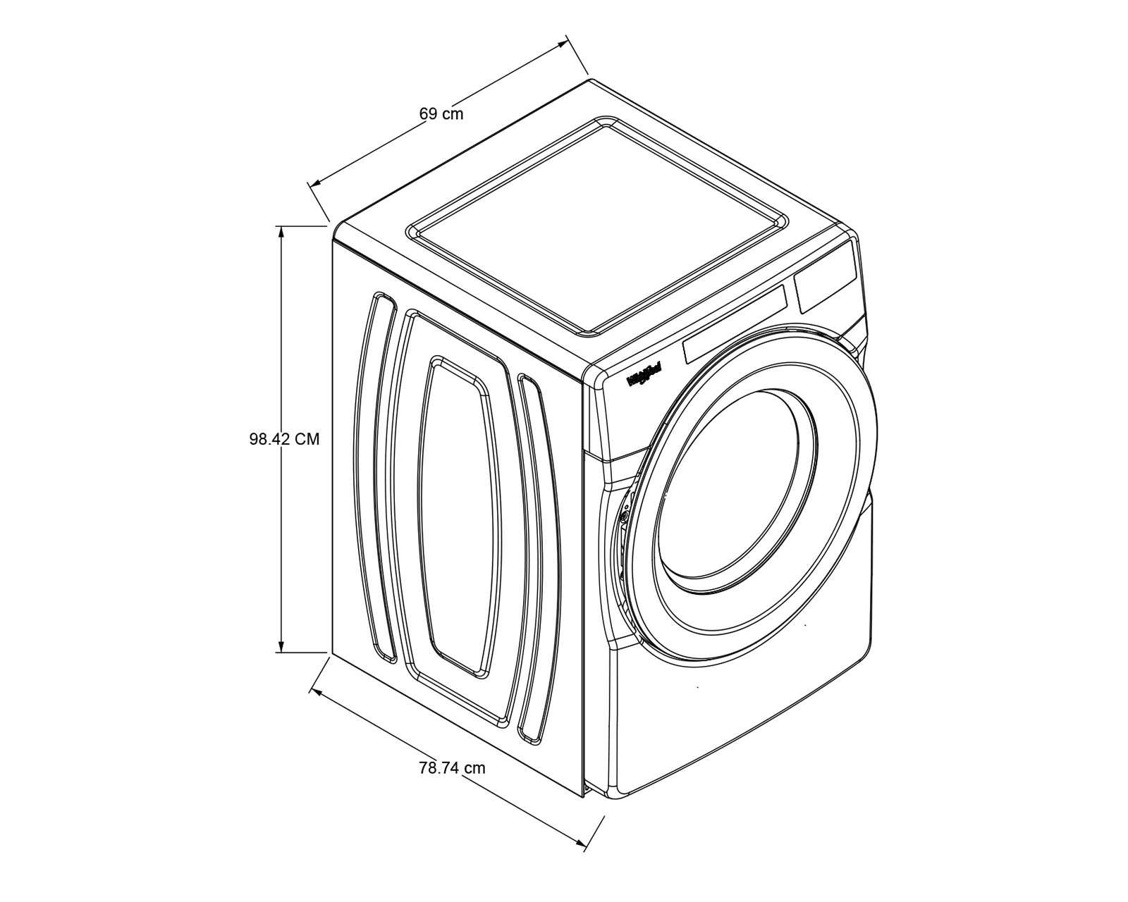 Foto 6 | Foto 6 | Secadora Whirlpool Automática 7MWGD5622HW 18 kg Blanca