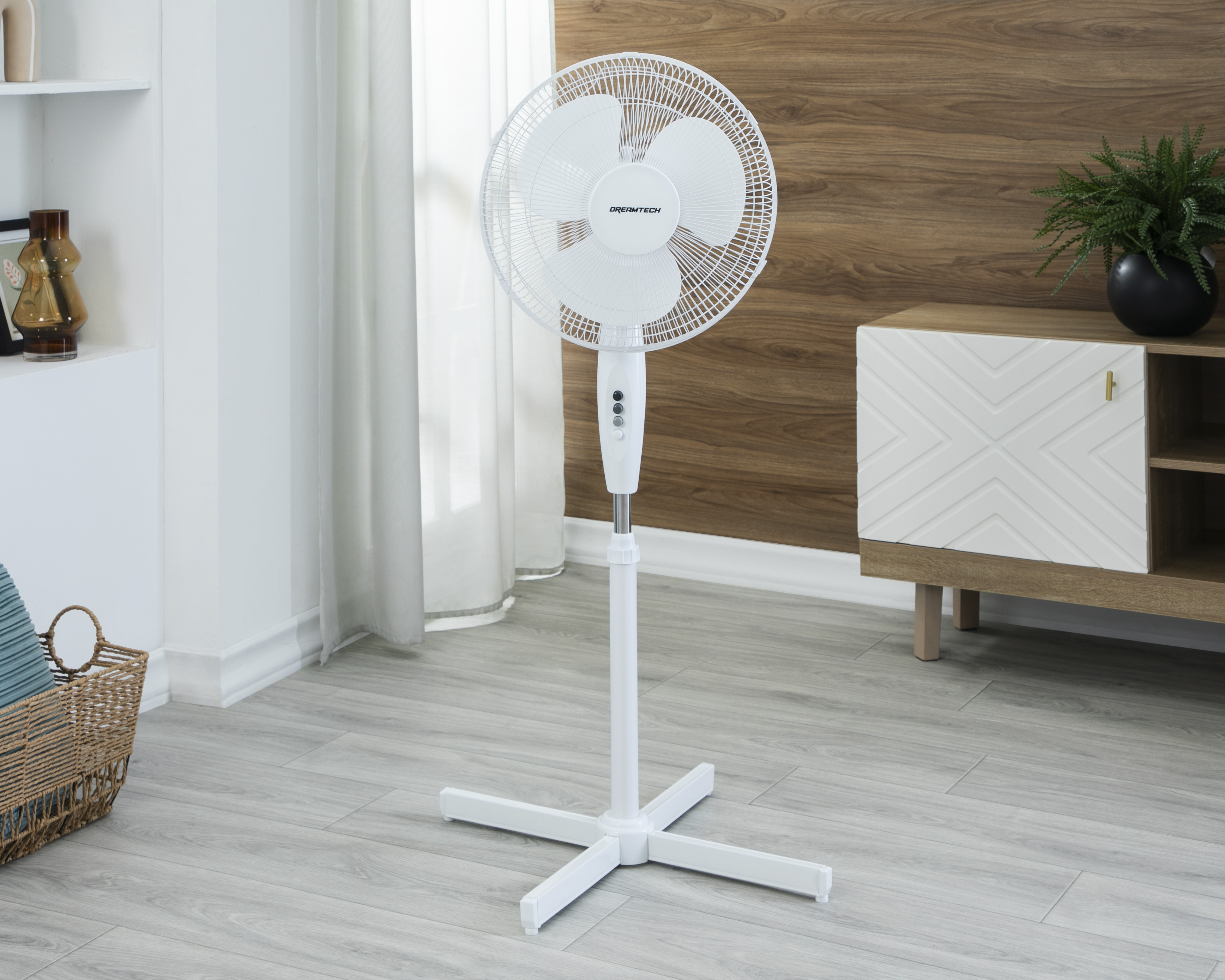 Foto 7 pulgar | Foto 6 | Ventilador de Pedestal Dreamtech 16"