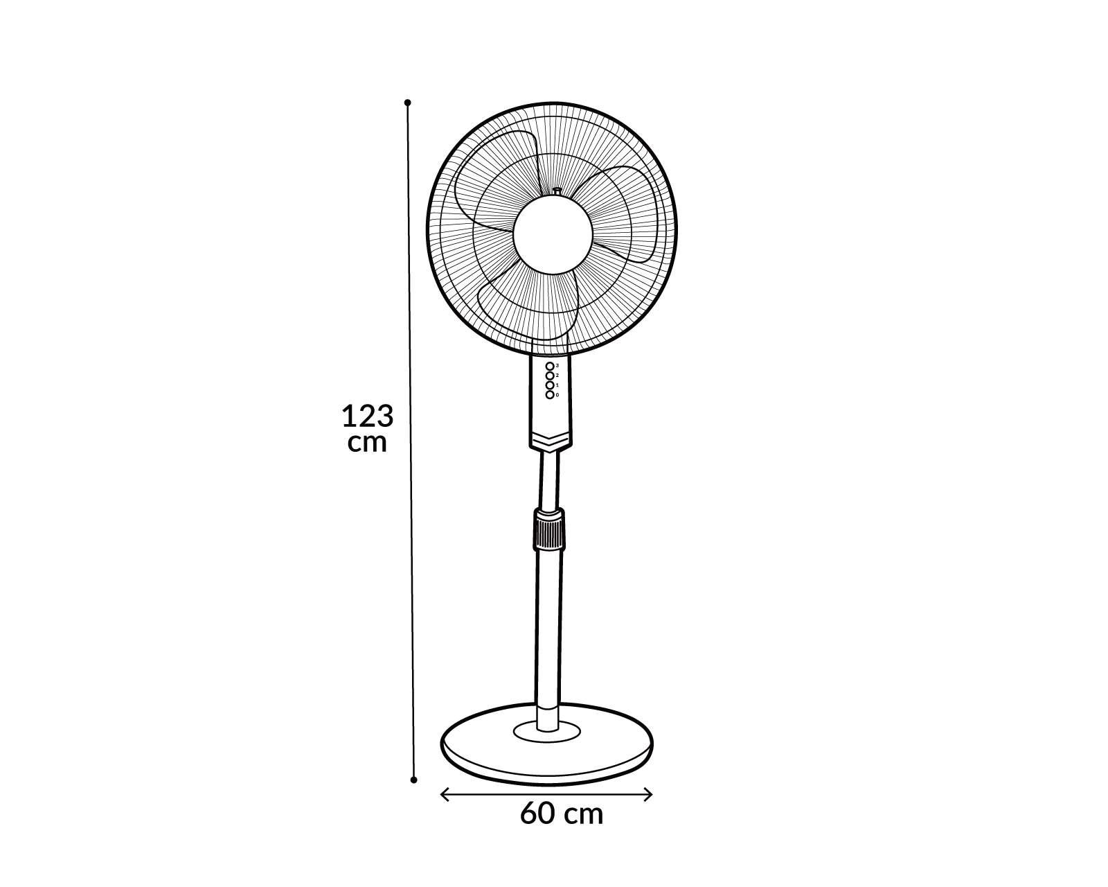 Foto 7 | Foto 7 | Ventilador de Pedestal Dreamtech 16"