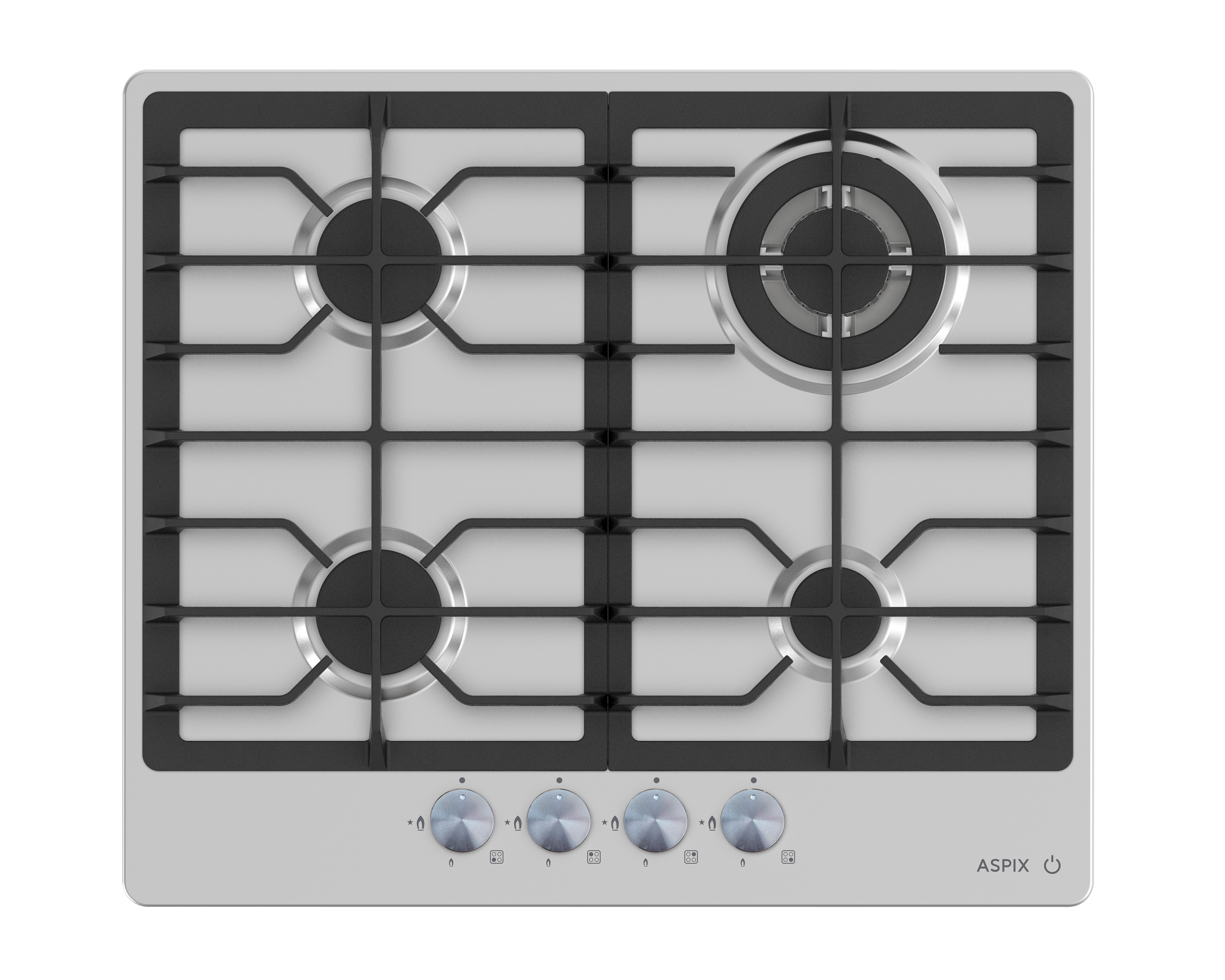 Foto 4 pulgar | Foto 3 | Parrilla Empotrable Aspix de Gas XFS64 Plateado