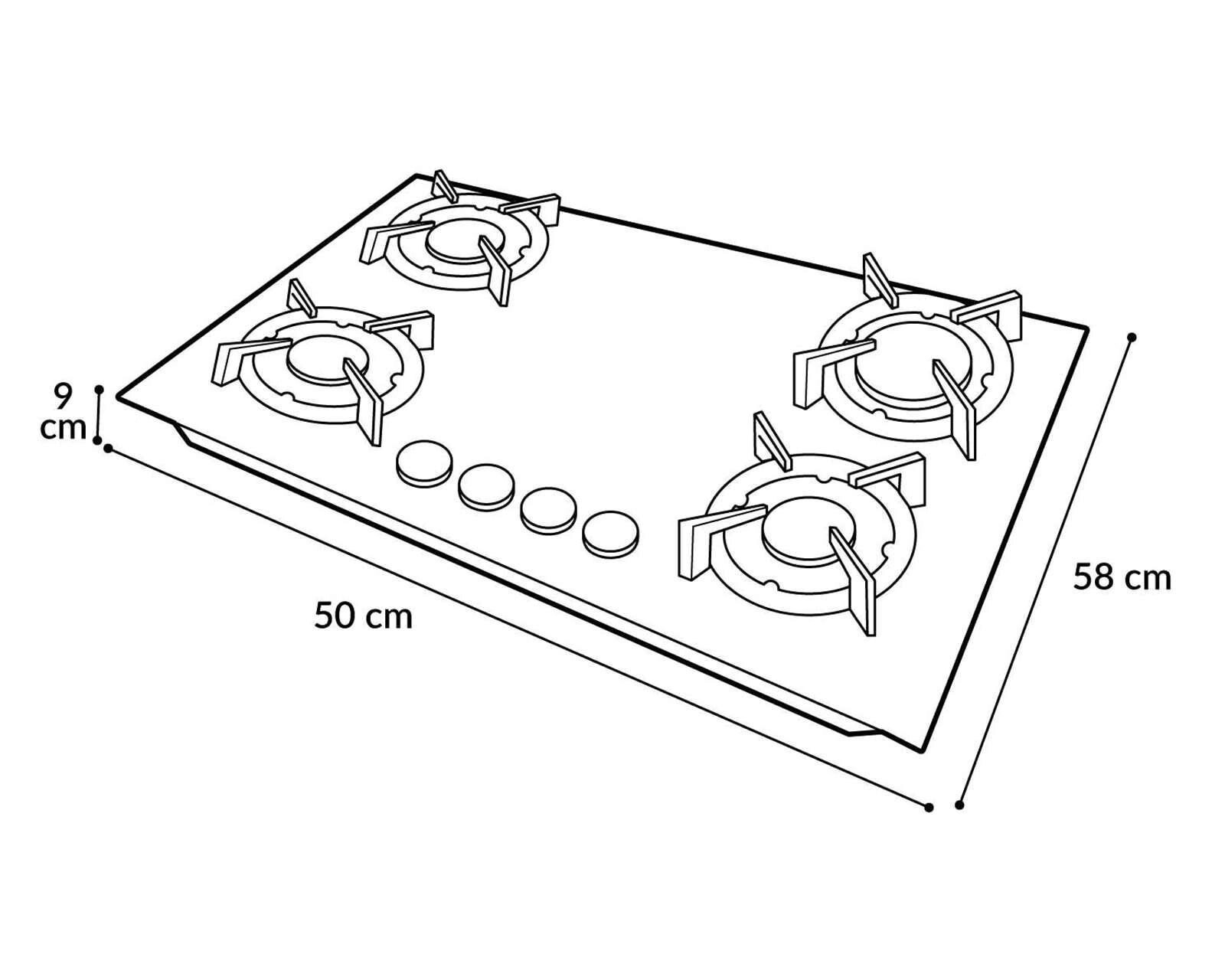 Foto 7 pulgar | Foto 6 | Parrilla Empotrable Aspix de Gas XFS64 Plateado