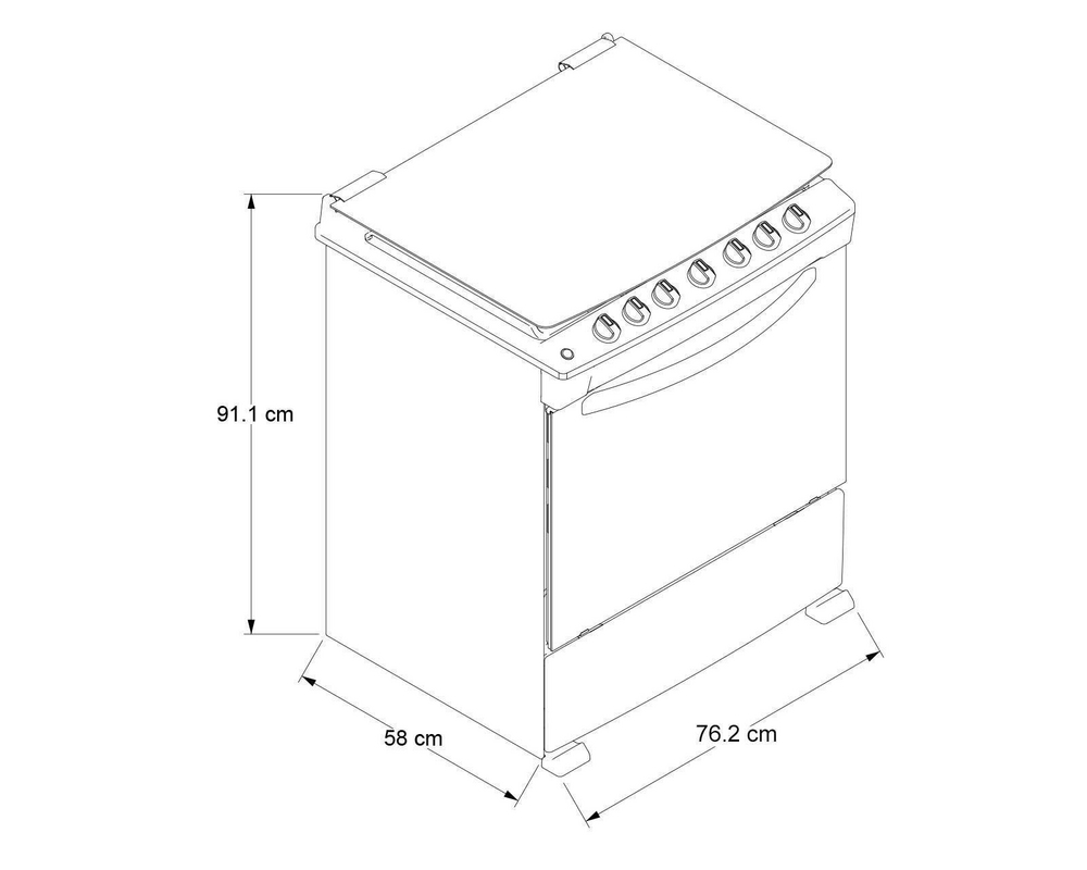 Foto 6 | Foto 6 | Estufa Acros de Piso 30" con 6 Quemadores de Gas AF7420D
