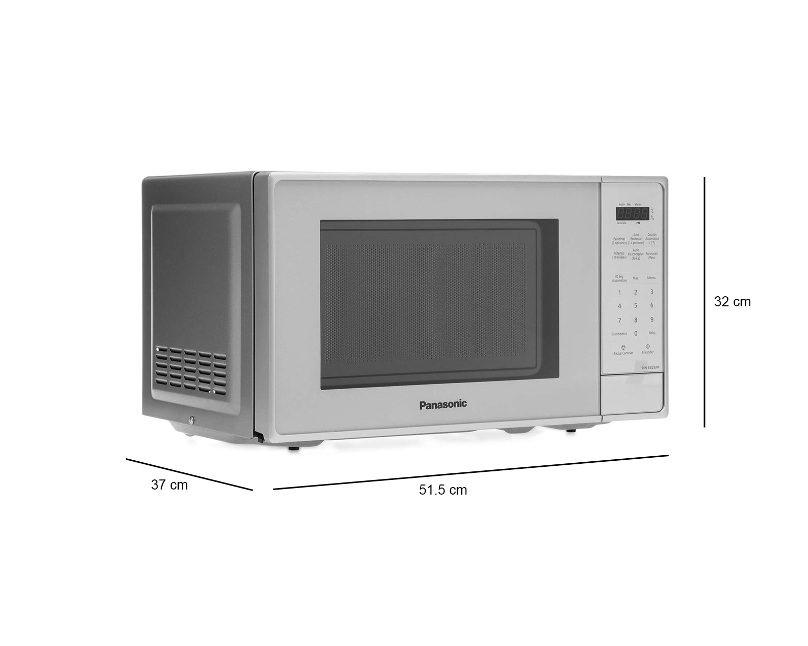 Foto 9 pulgar | Foto 8 | Horno de Microondas Panasonic 0.7 Pies NN-SB25JMRUH Gris