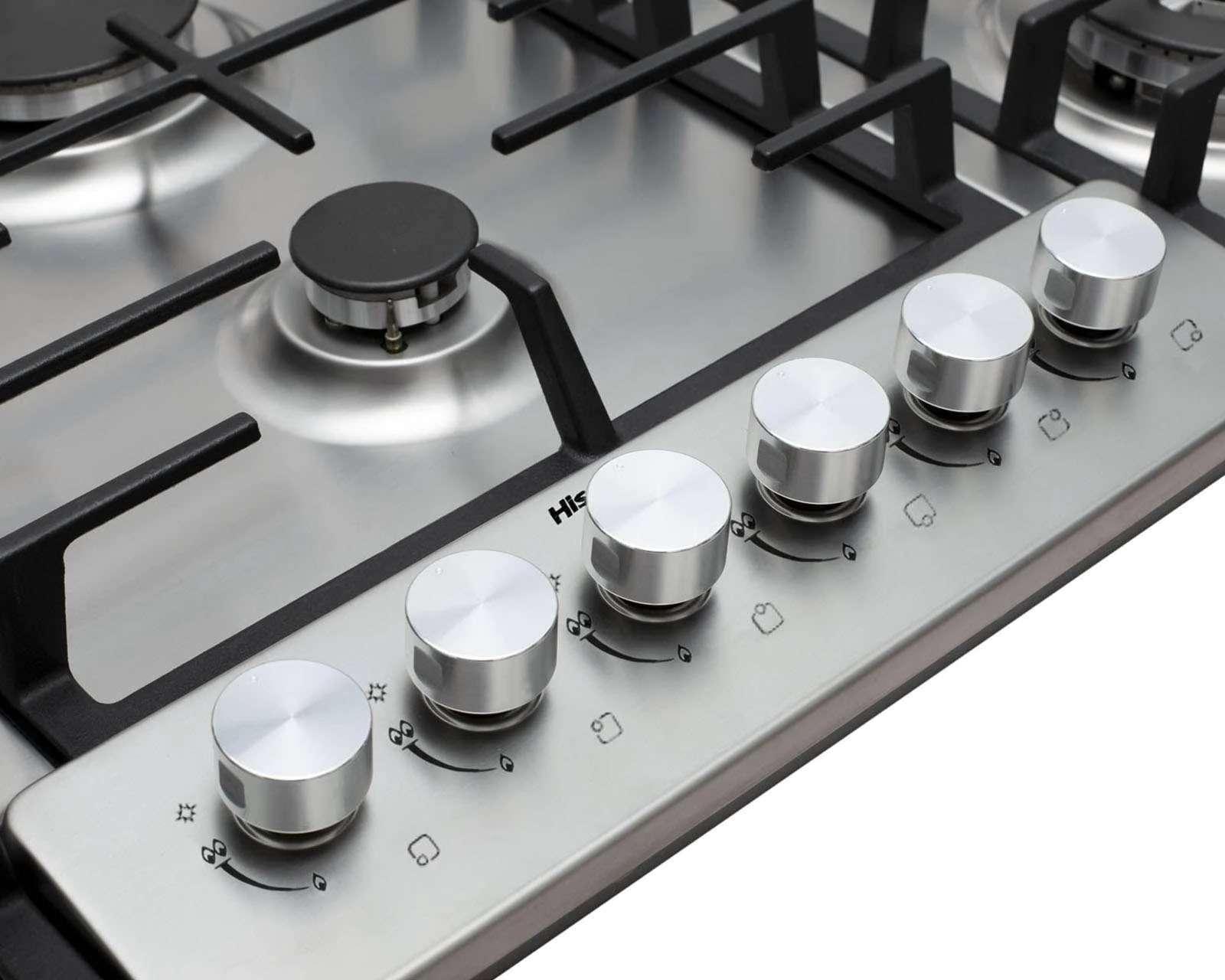 Foto 6 | Foto 6 | Parrilla Empotrable Hisense 35.7" de Gas HGH961SS Negra