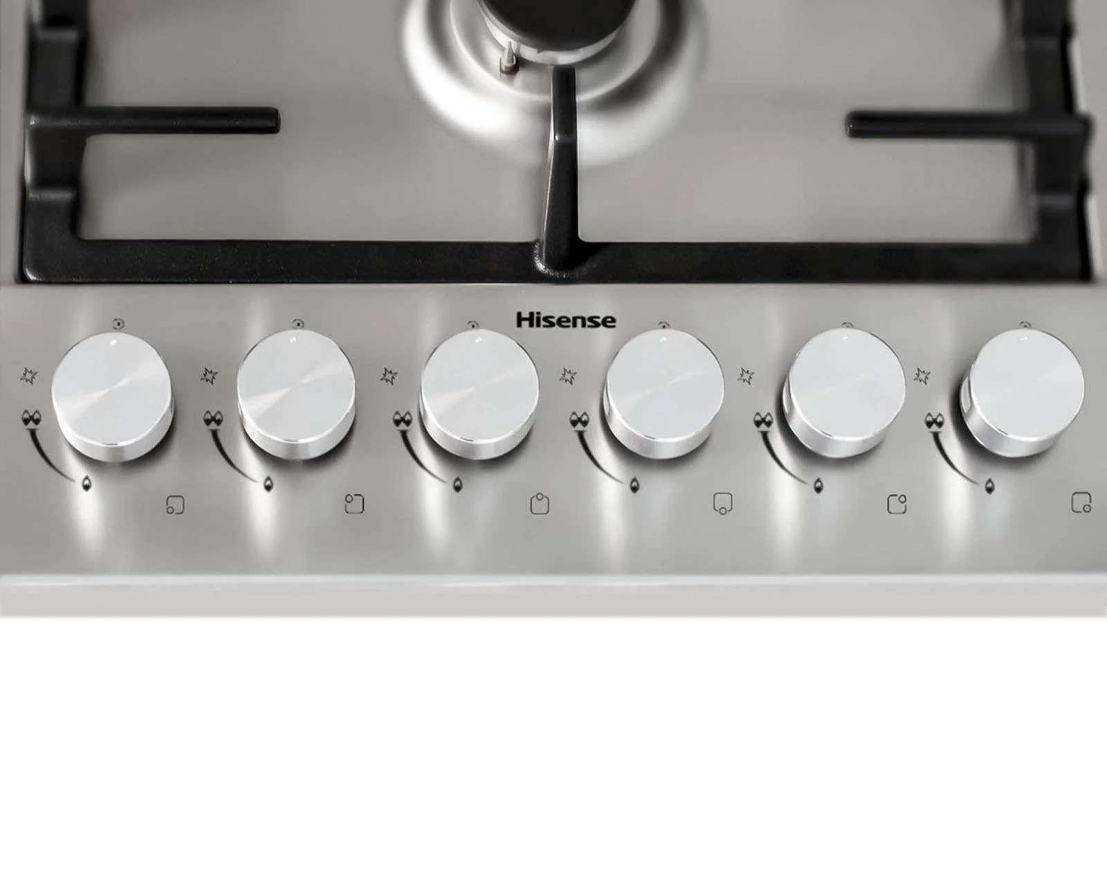 Foto 7 | Foto 7 | Parrilla Empotrable Hisense 35.7" de Gas HGH961SS Negra