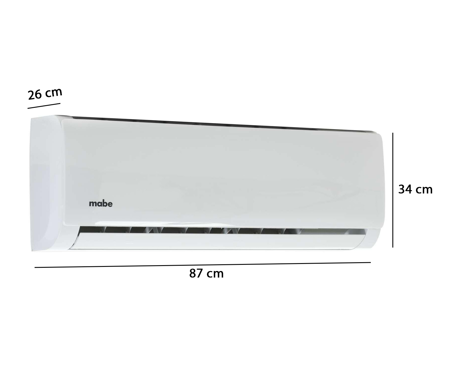 Foto 8 pulgar | Foto 7 | Minisplit Mabe 1 Tonelada 220v Frío y Calor MMT12HDBWCAMC2