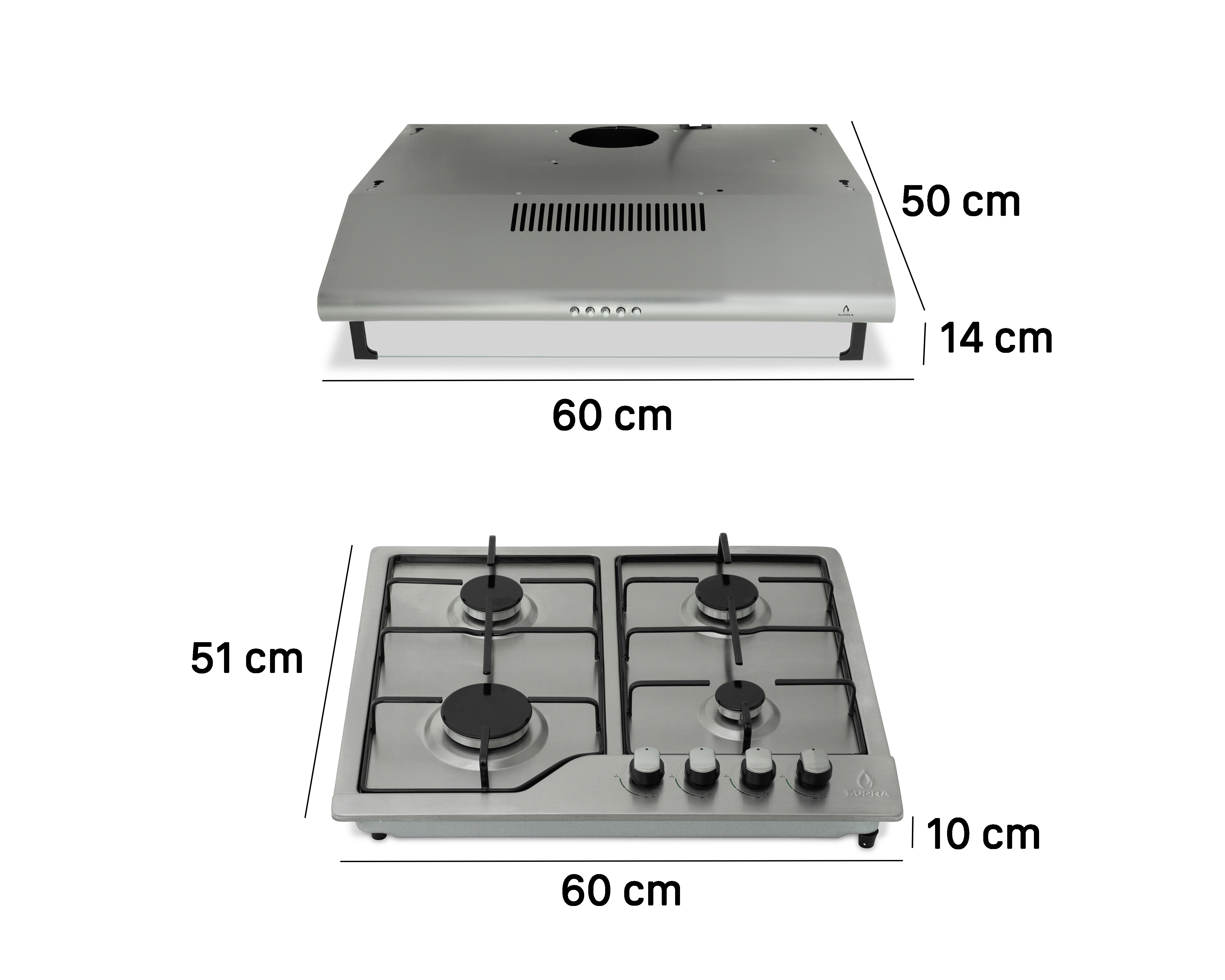 Foto 8 | Foto 7 | Parrilla Empotrable Supra 23" de Gas Combo Nova-Dibase Acero Inoxidable