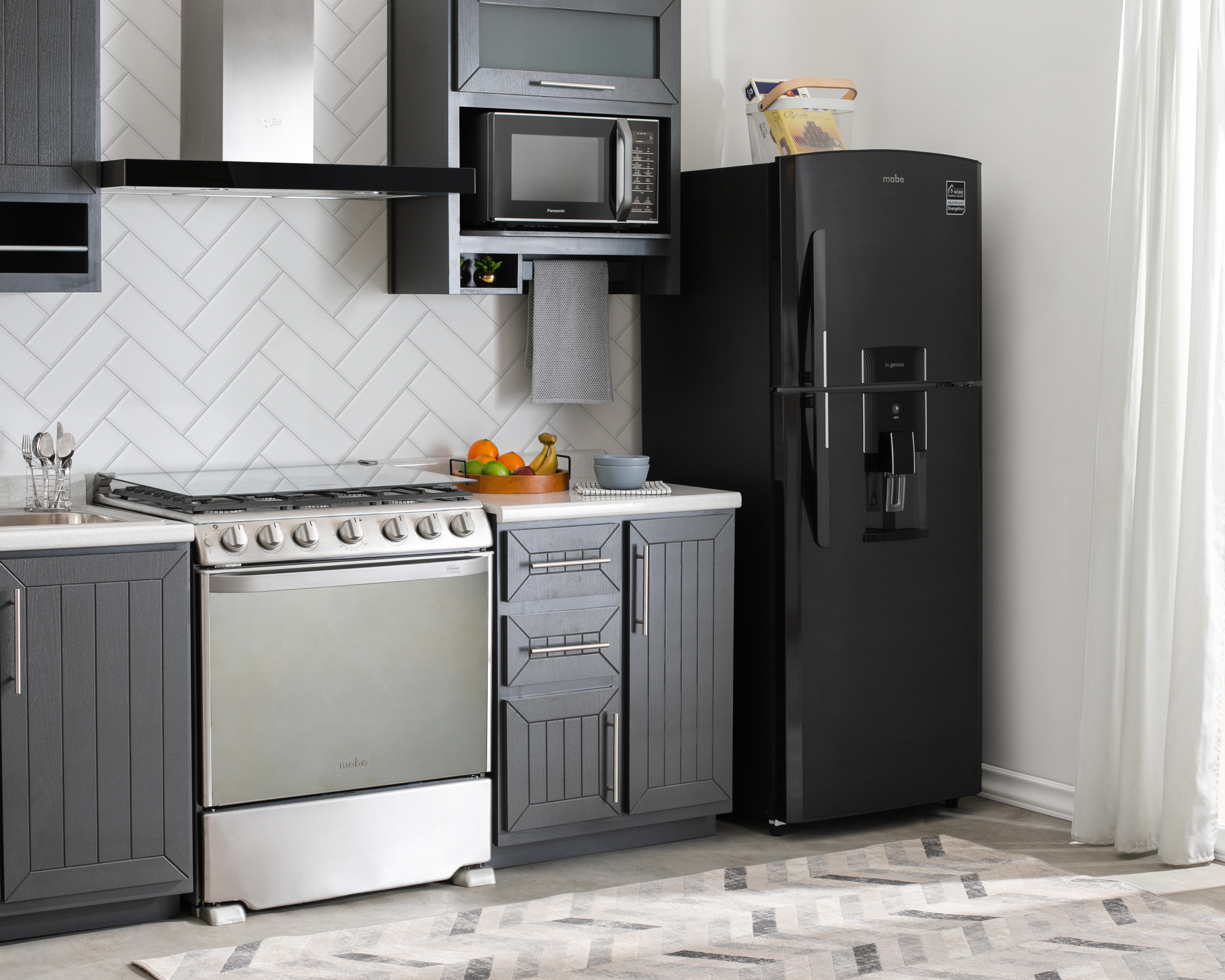Foto 7 pulgar | Foto 6 | Refrigerador Mabe Top Mount 14 Pies Negro RME360FDMRP0