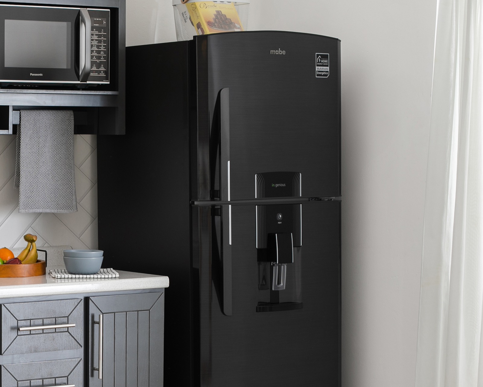 Foto 7 | Foto 7 | Refrigerador Mabe Top Mount 14 Pies Negro RME360FDMRP0