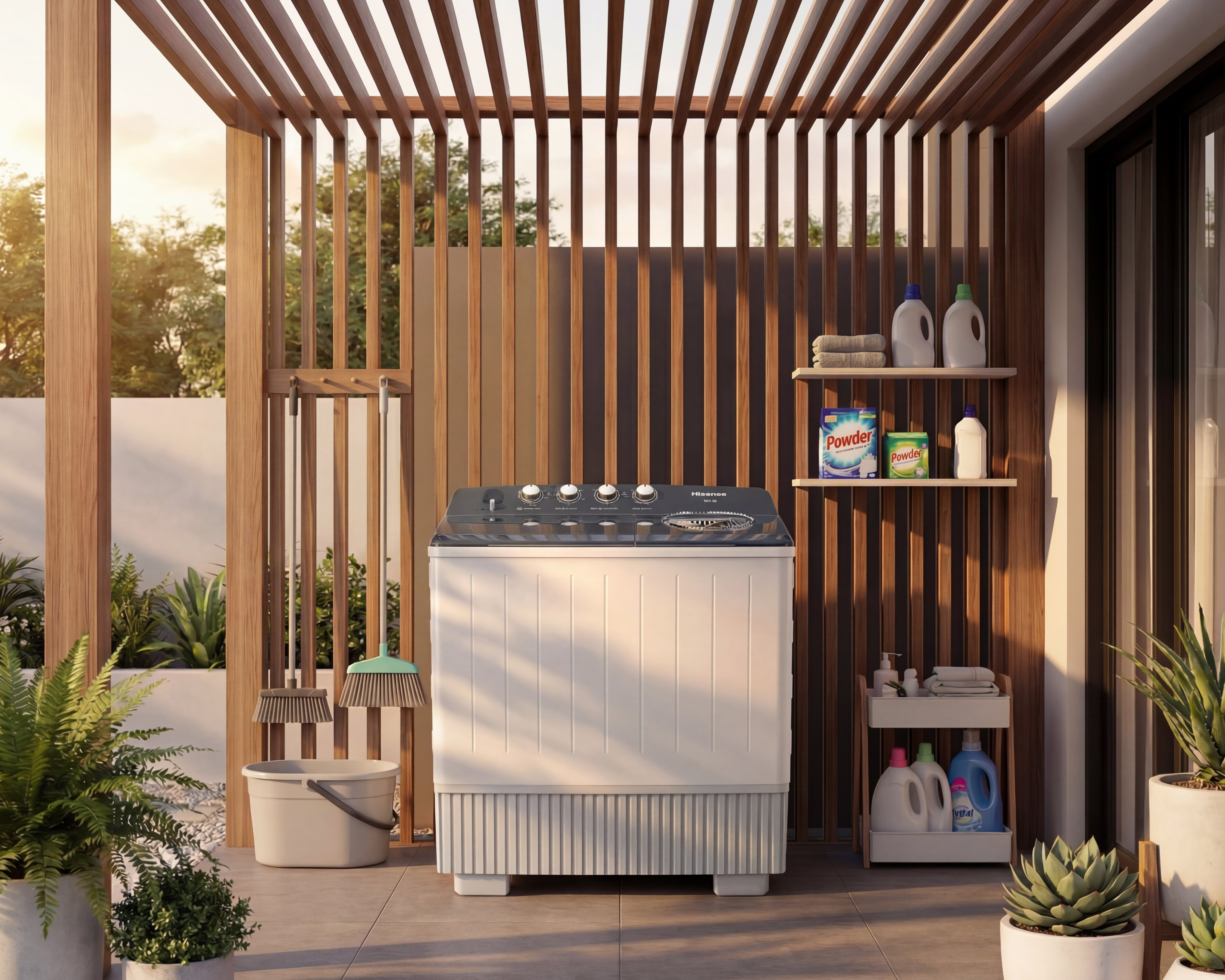 Foto 7 pulgar | Foto 6 | Lavadora Hisense Dos Tinas WSA2601P 26 kg Blanca