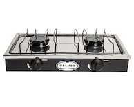 Estufa de Mesa Delher 2 Quemadores PS2Q Negra