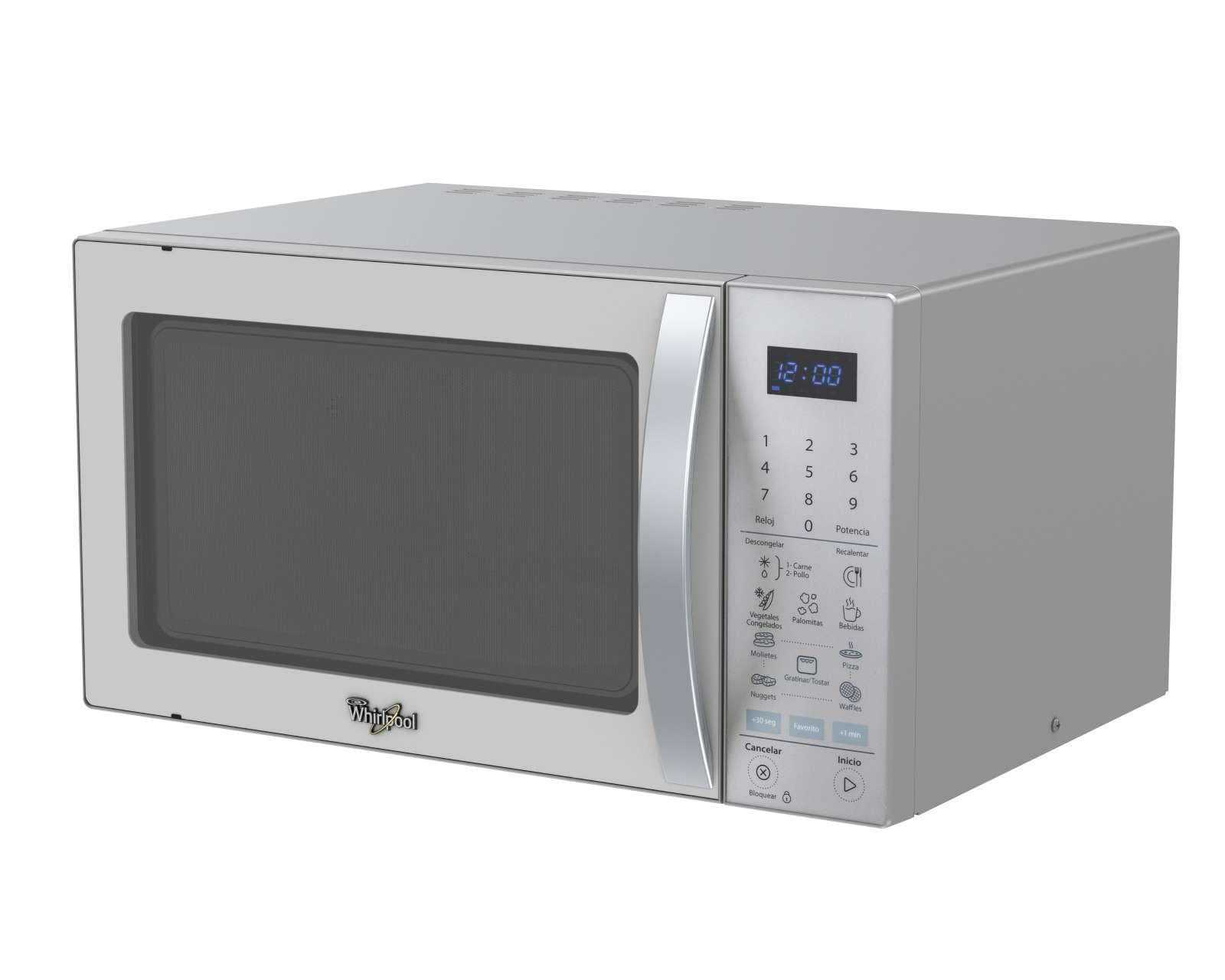 Foto 4 pulgar | Foto 3 | Horno de Microondas Whirlpool 1.4 Pies WM2514D Plateado