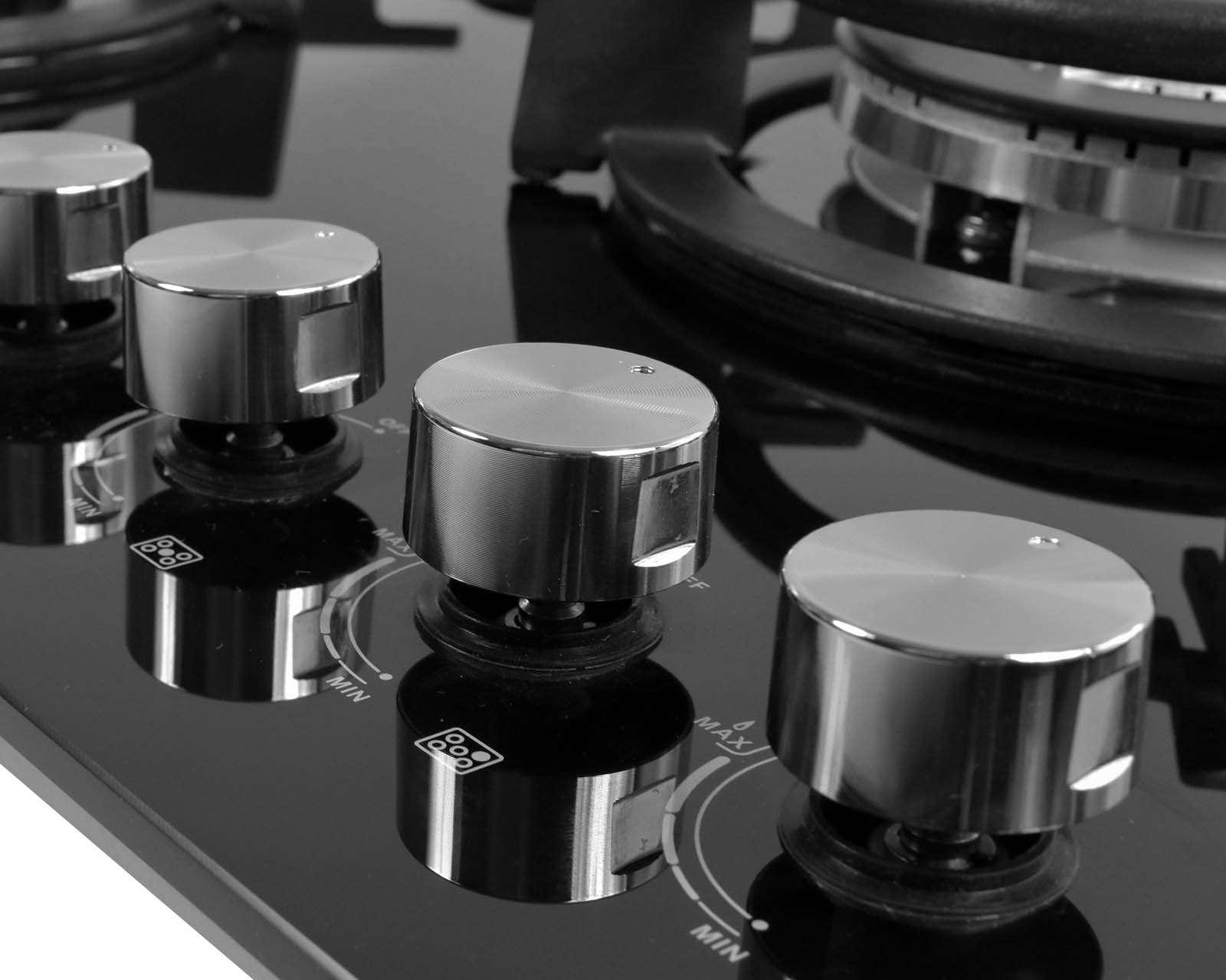 Foto 6 pulgar | Foto 5 | Parrilla Empotrable Supra 90 cm de Gas Onix Negra