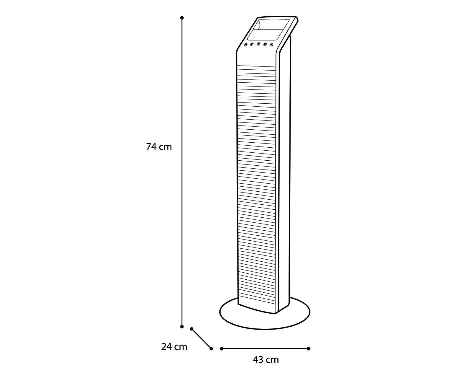 Foto 5 | Foto 5 | Ventilador de Torre IUSA 29"