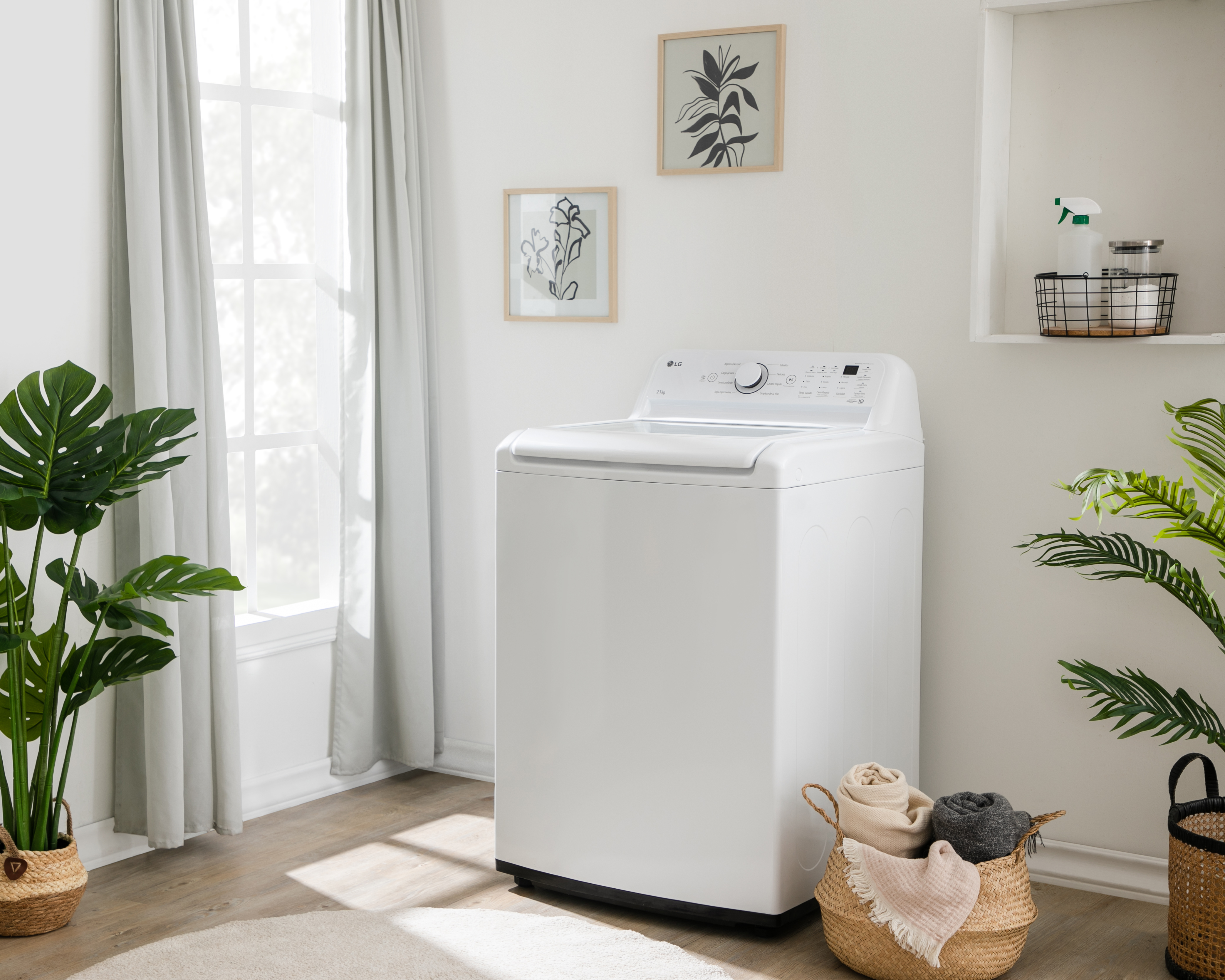 Foto 7 pulgar | Foto 6 | Lavadora LG Automática WT21WT6HKA  21 kg Blanca