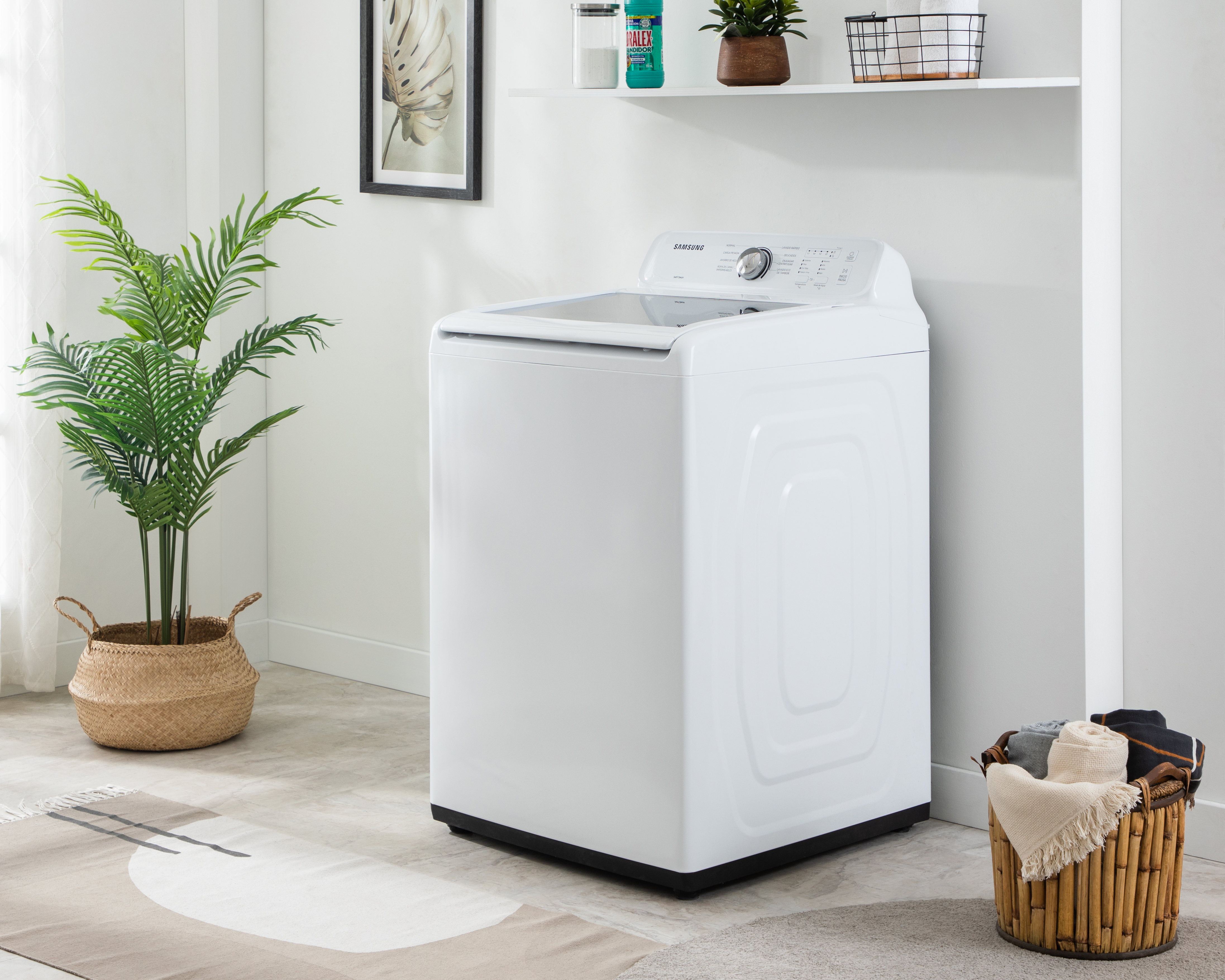 Foto 7 | Foto 7 | Lavadora Samsung Automática WA21A3341GW/AX 21 kg Blanca