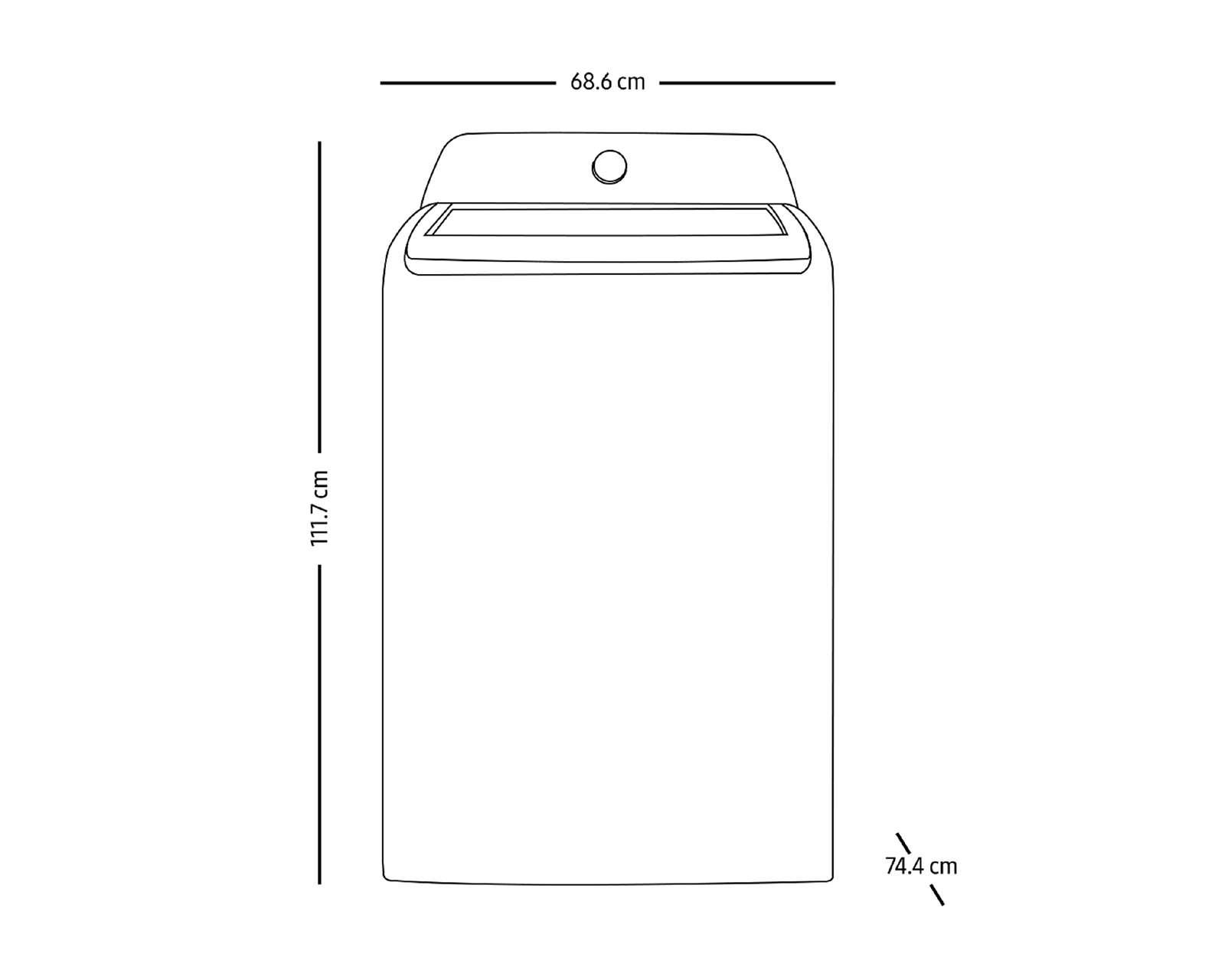 Foto 8 | Foto 8 | Lavadora Samsung WA21A3354GV/AX 21 kg Negra