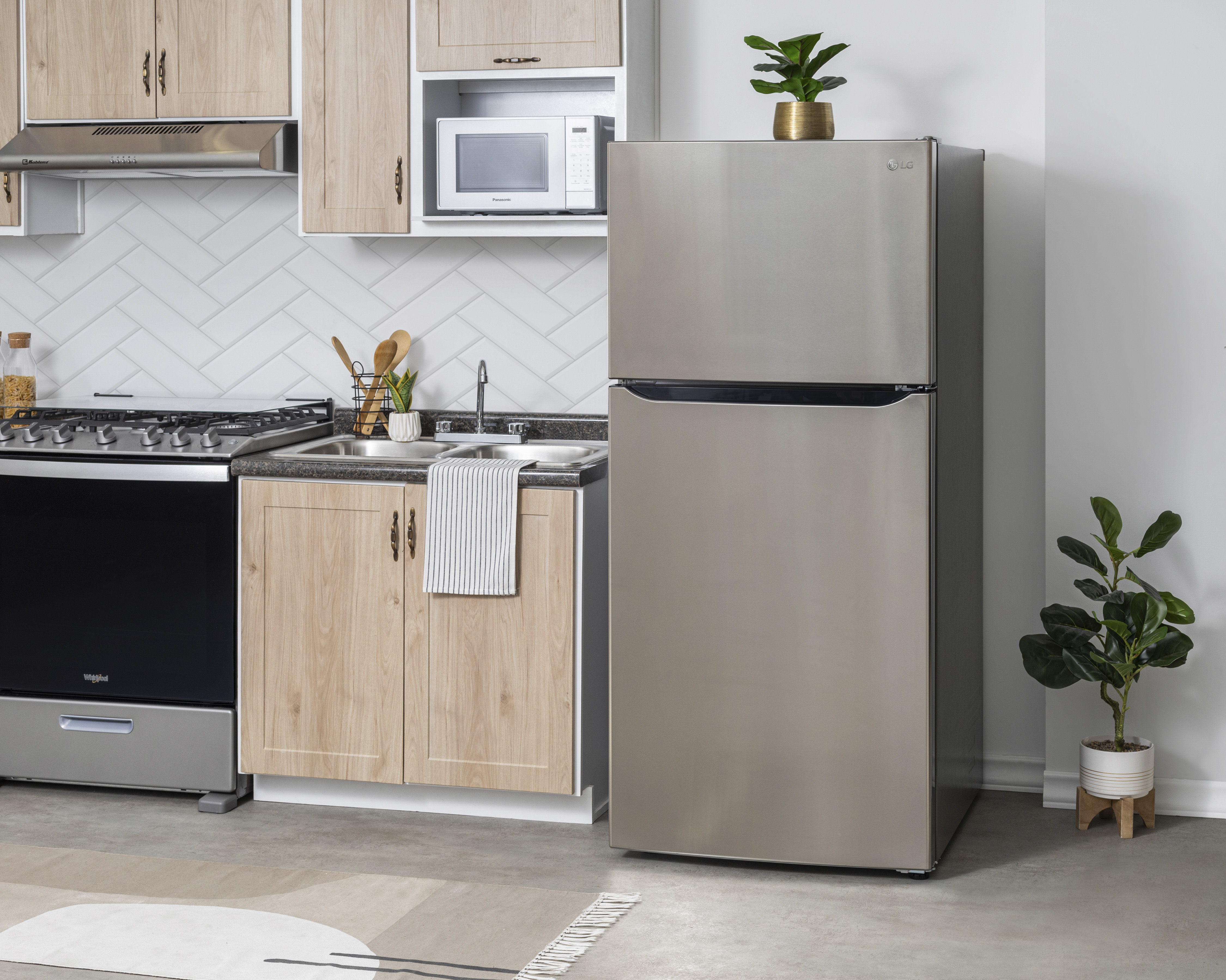 Foto 8 pulgar | Foto 7 | Refrigerador LG Top Mount 20 Pies Plateado LT57BPSX