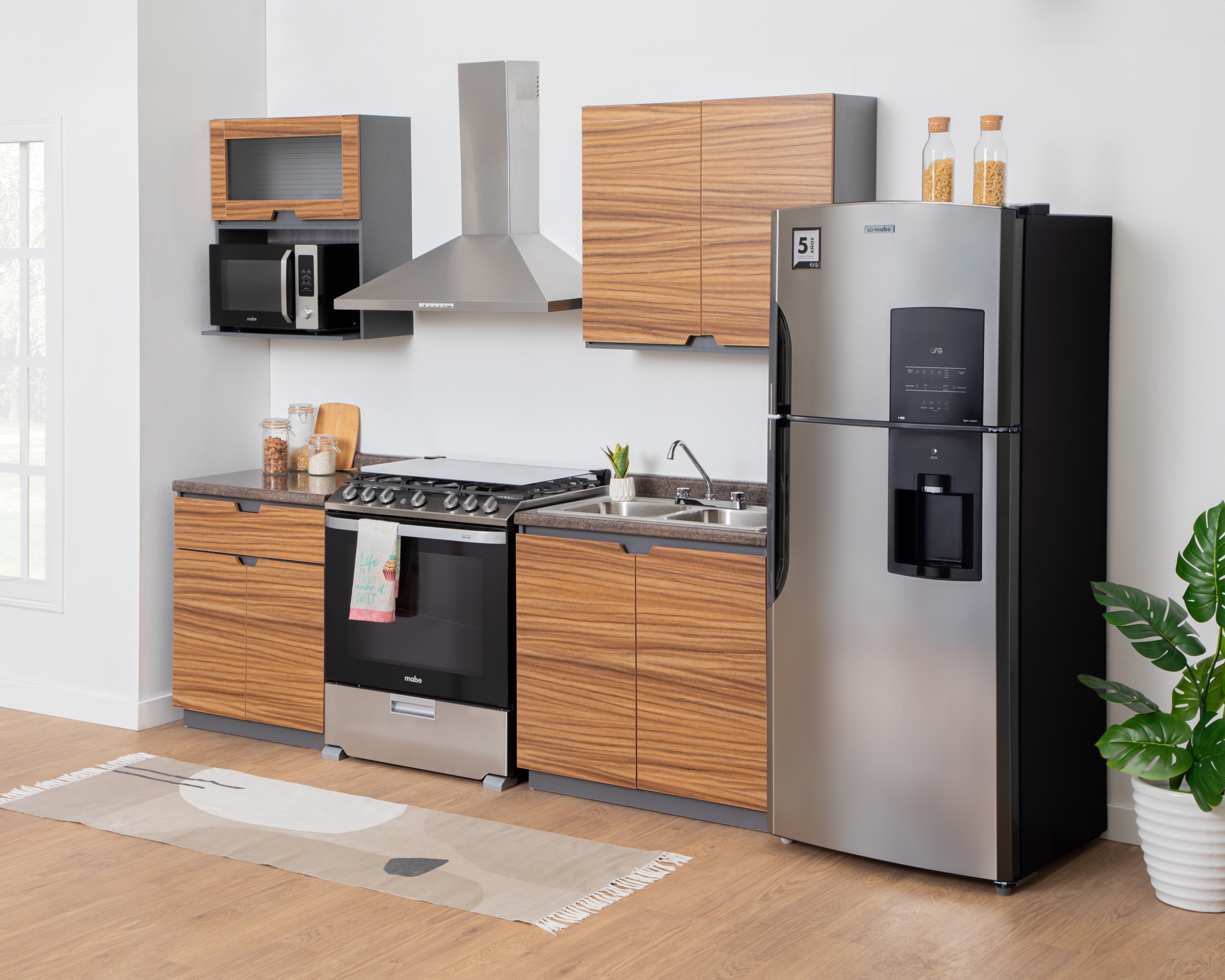 Foto 6 pulgar | Foto 5 | Campana Mabe 35" de Pared Acero Inoxidable