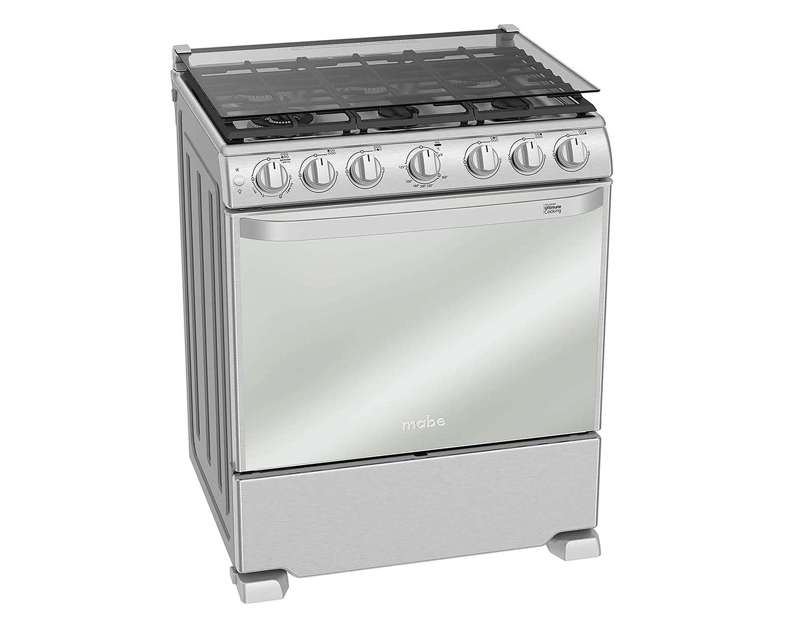 Estufa Mabe de Piso 30" con 6 Quemadores de Gas EM7682CFIX0