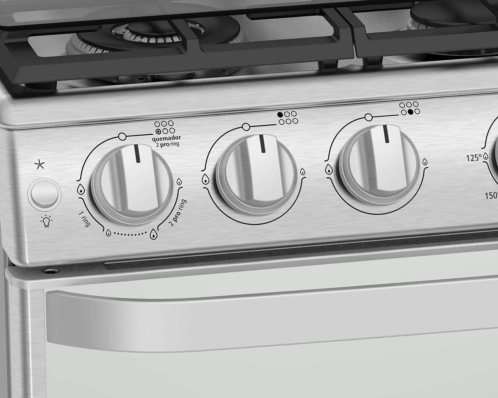 Foto 5 | Foto 5 | Estufa Mabe de Piso 30" con 6 Quemadores de Gas EM7682CFIX0
