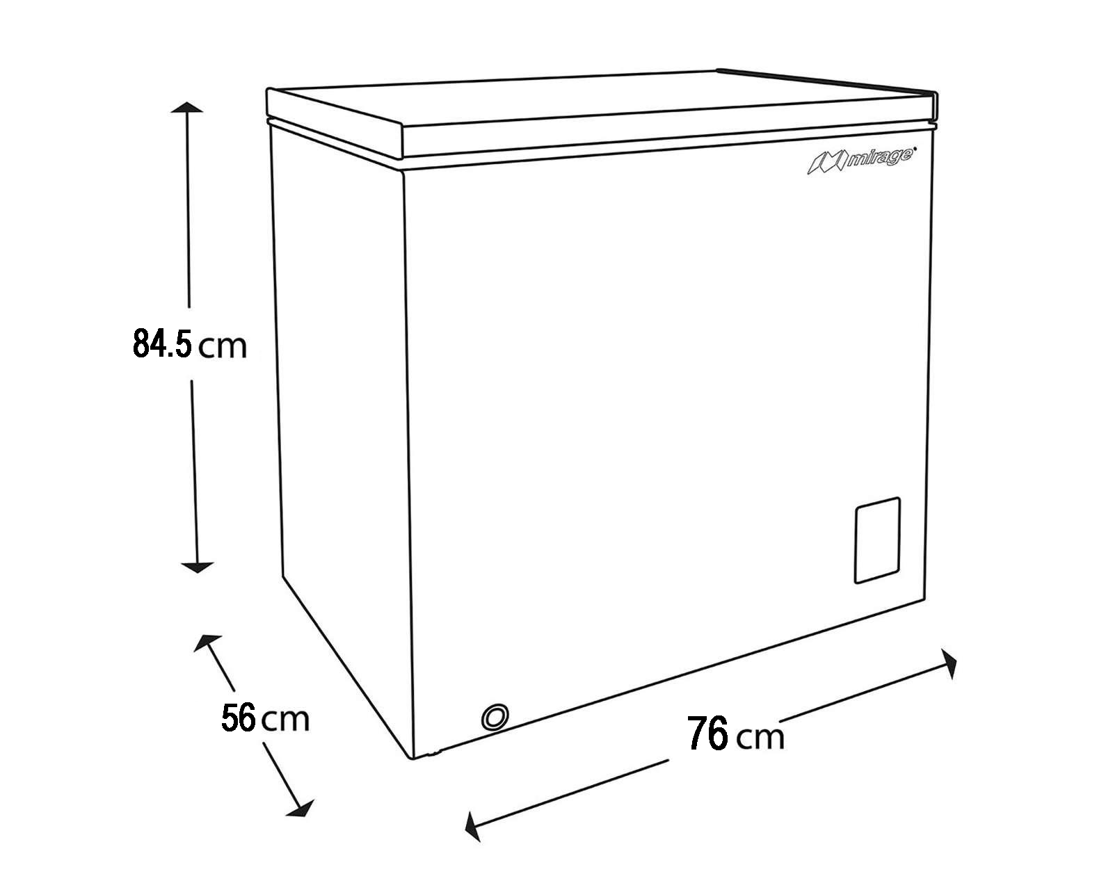 Foto 8 pulgar | Foto 7 | Congelador Mirage 3.5 Pies Blanco MCP10HB