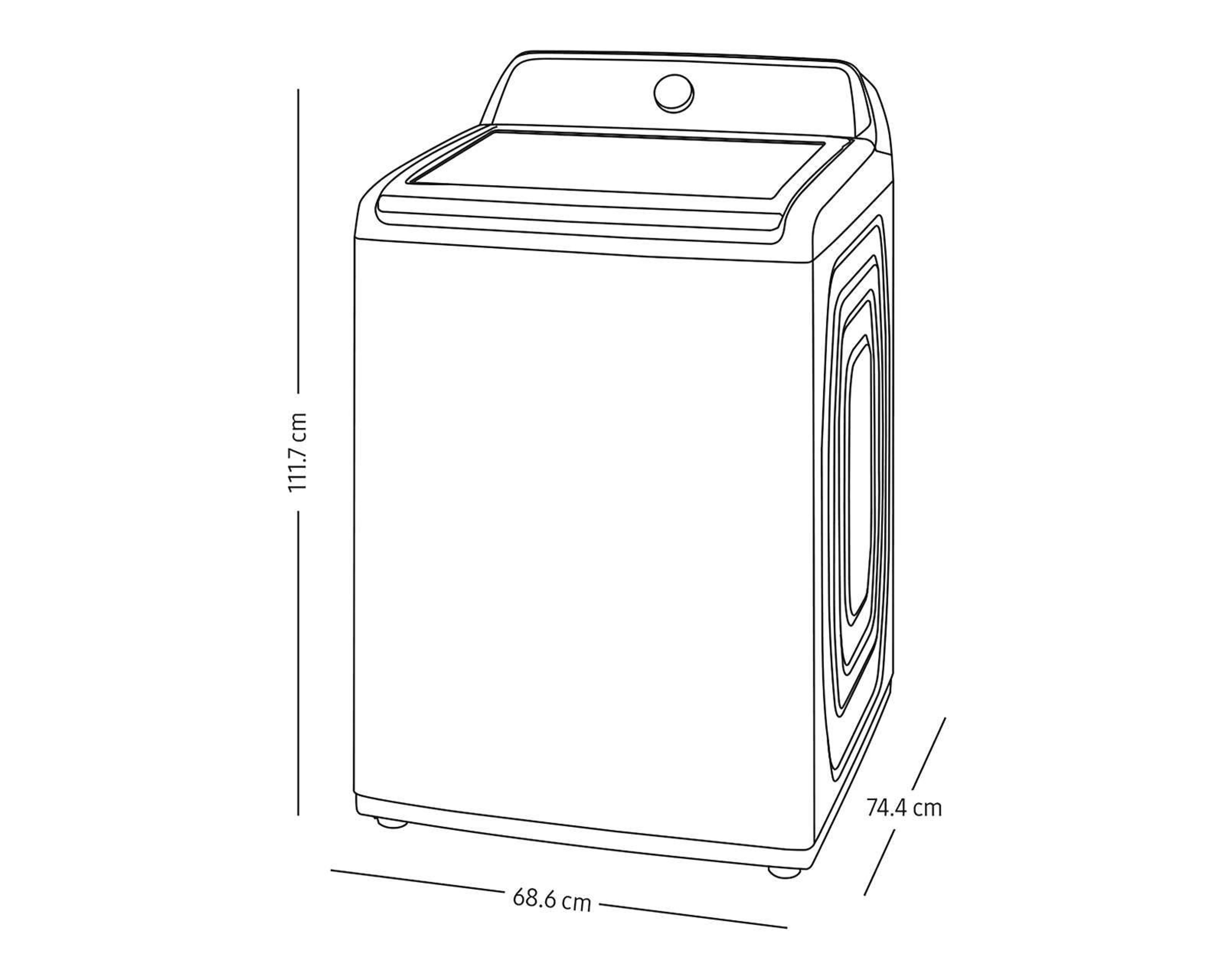 Foto 6 | Foto 6 | Lavadora Samsung Automática WA19A3351GW/AX 19 kg Blanca