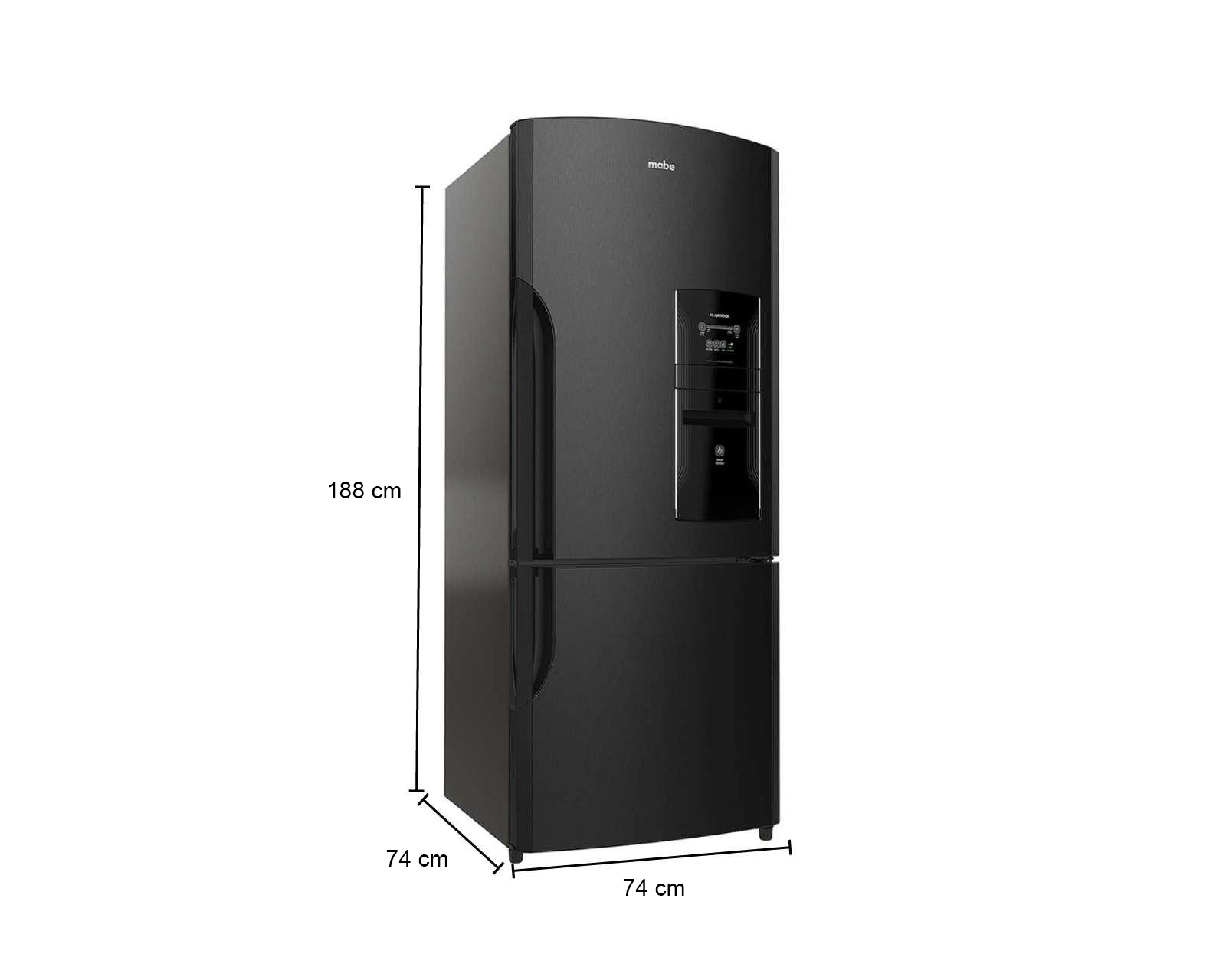 Foto 8 | Foto 9 | Refrigerador Mabe Bottom Mount 19 Pies Negro RMB520IWMRP0