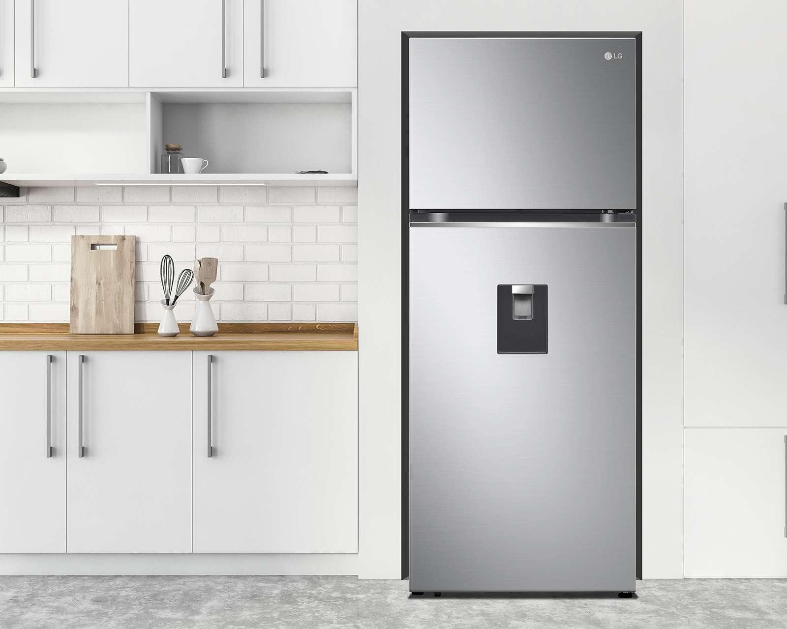 Foto 7 pulgar | Foto 6 | Refrigerador LG Top Mount 14 Pies Plateado VT40WP