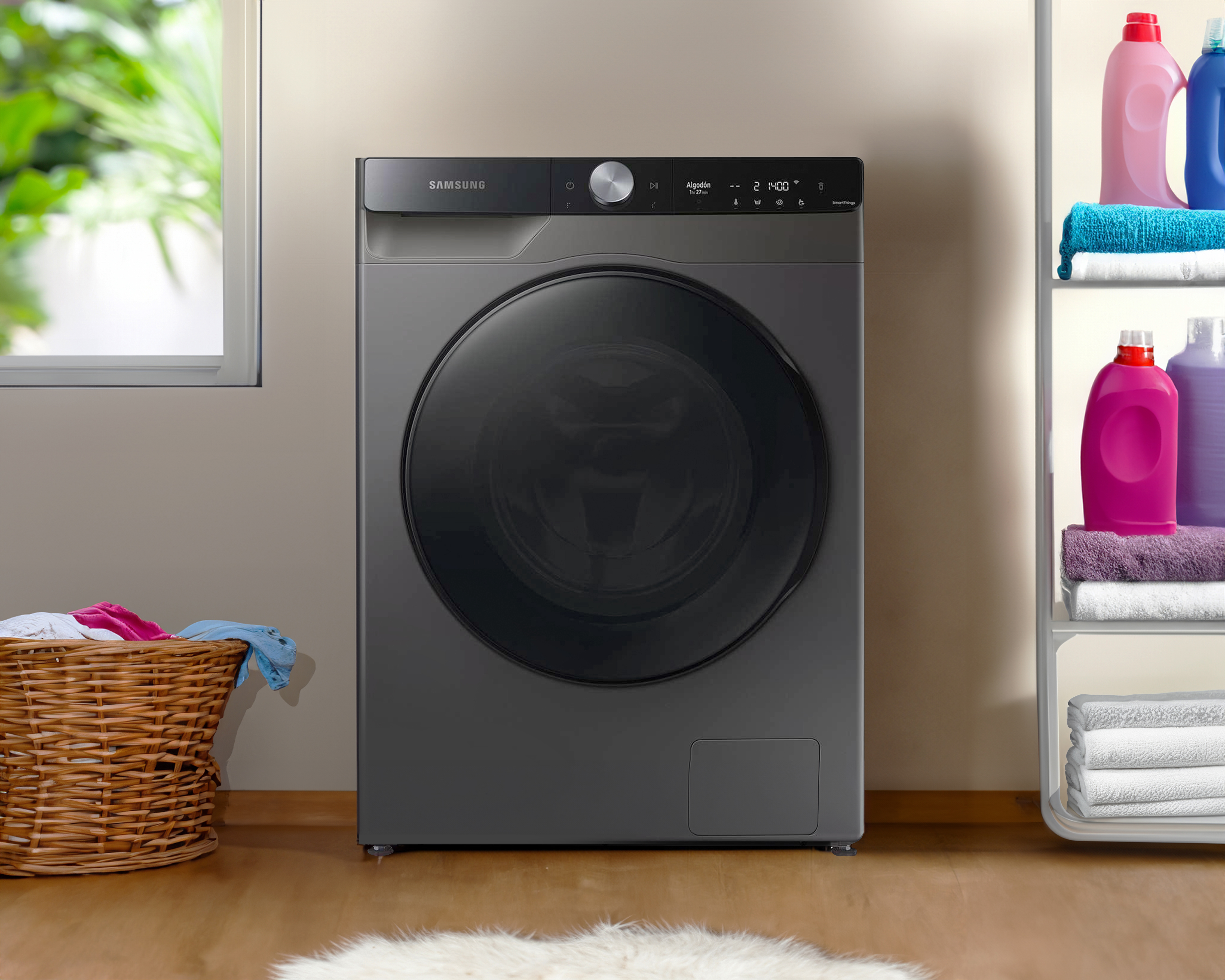 Foto 6 | Foto 6 | Lavasecadora Samsung Automática WD12TP04DBX/AX 12.5/7 kg Acero Inoxidable