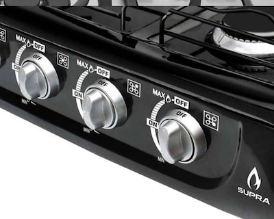 Foto 4 | Foto 4 | Estufa de Mesa Supra 5 Quemadores 5Q-Titan Negra