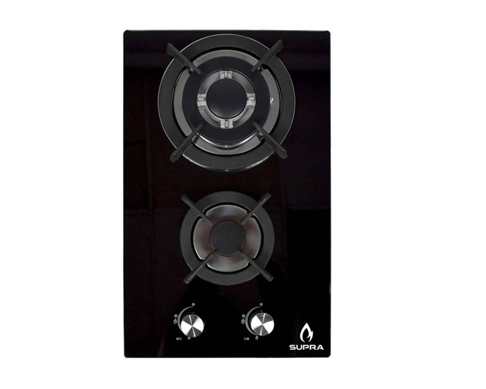 Foto 1 | Foto 1 | Parrilla Empotrable Supra 13" Gas LP Domino Glass Negra
