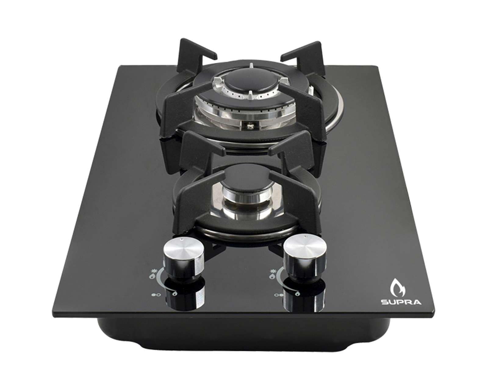 Foto 2 | Foto 2 | Parrilla Empotrable Supra 13" Gas LP Domino Glass Negra