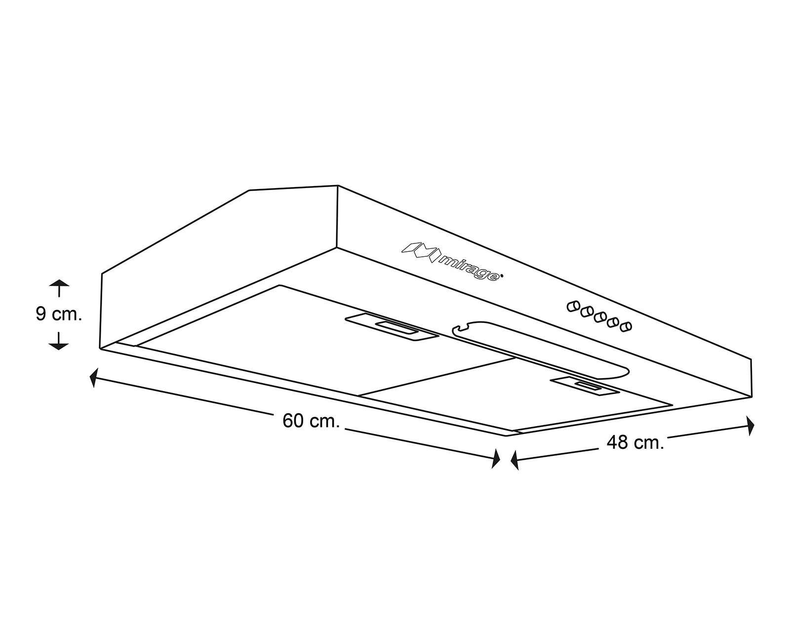 Foto 3 | Foto 3 | Campana Mirage 35" de Pared Acero inoxidable