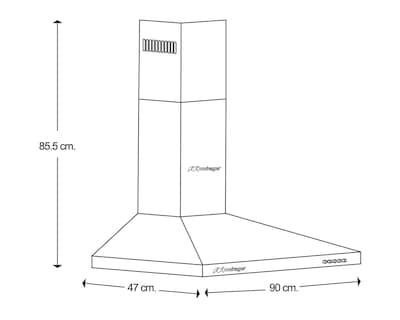 Foto 4 | Foto 4 | Campana Mirage de Pared de Acero Inoxidable