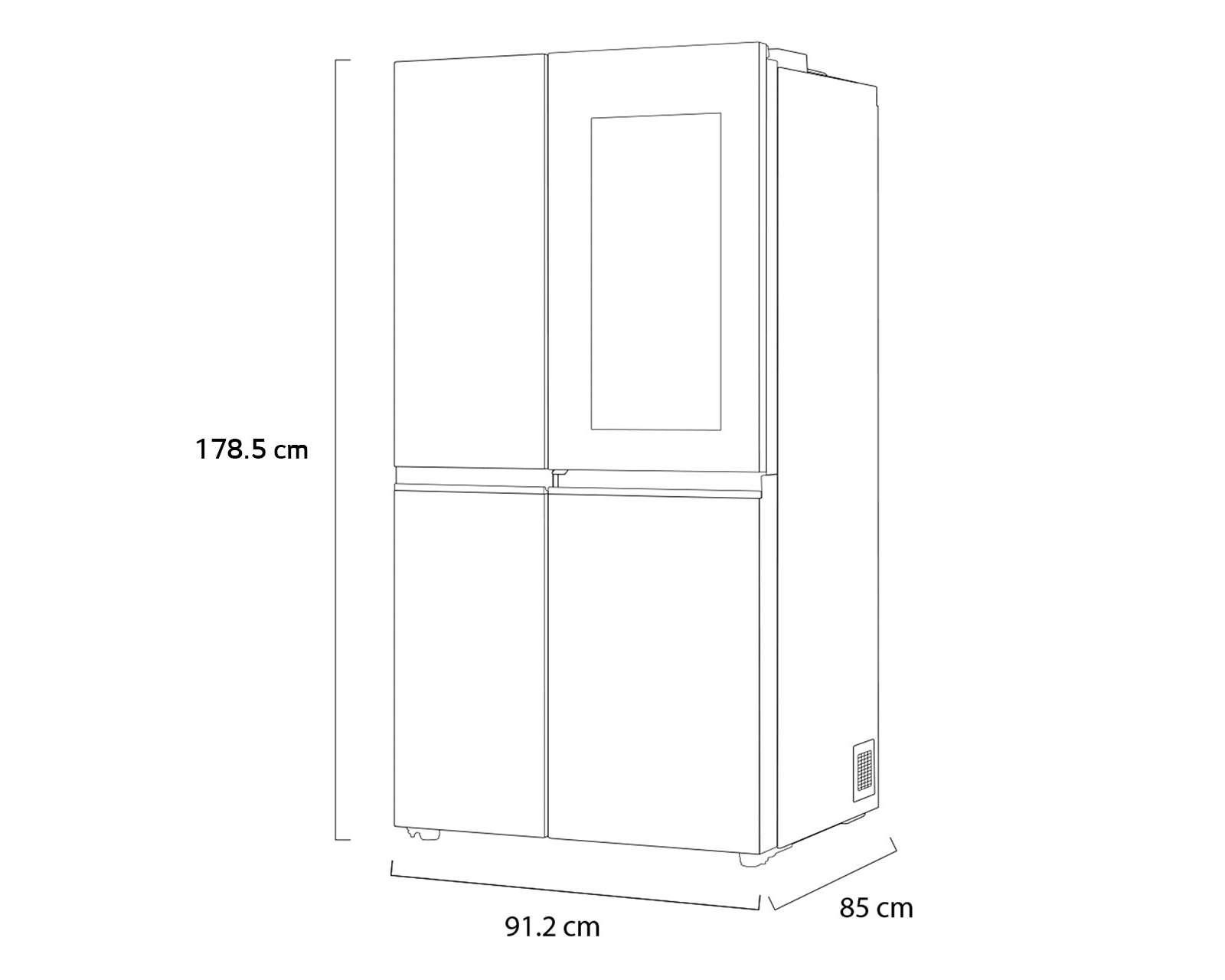 Foto 6 pulgar | Foto 5 | Refrigerador LG Side by Side 27 Pies Plateado VS27BXQP